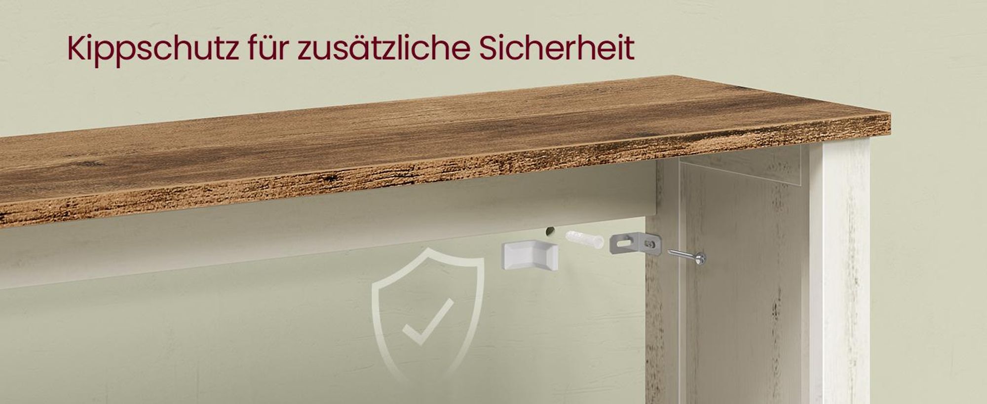 VASAGLE LIRY Kollektion - Schuhschrank 3 Klappen, Schuhkipper, freistehendes schmales Schuhregal