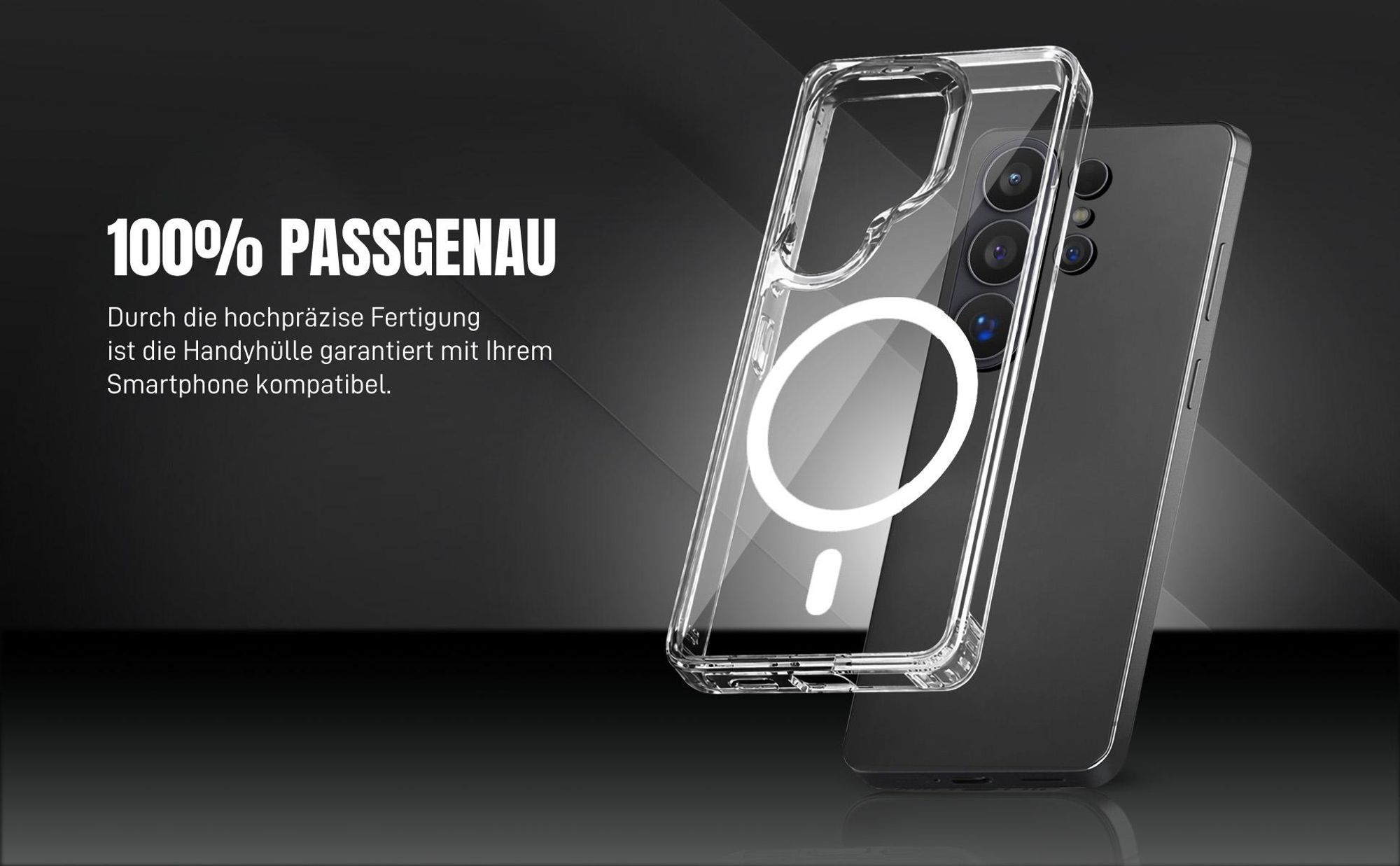 Präzise gefertigter Bumper für Samsung Galaxy S26 Ultra