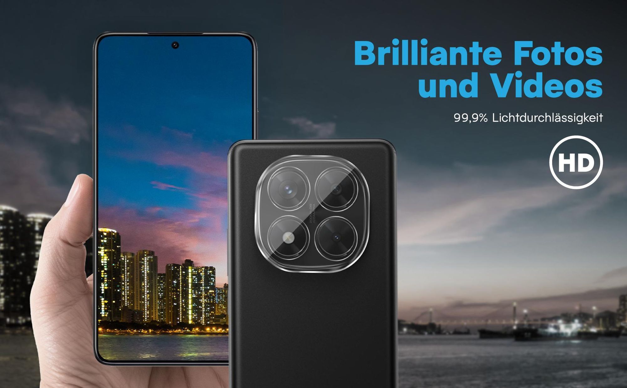 Brilliante Bildqualität mit dem Xiaomi Redmi Note 14 Pro 5G dank 99,9% Lichtdurchlässigkeit