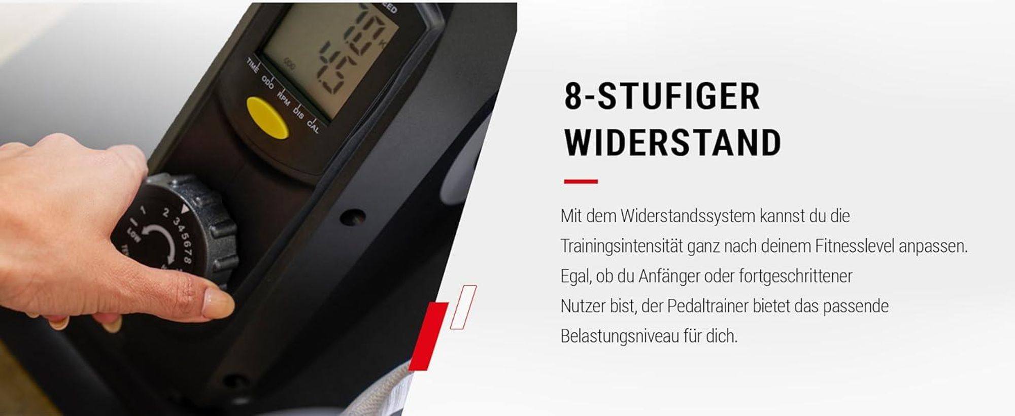 HAMMER Pedaltrainer Magnet, Arm und Beintrainer für Zuhause