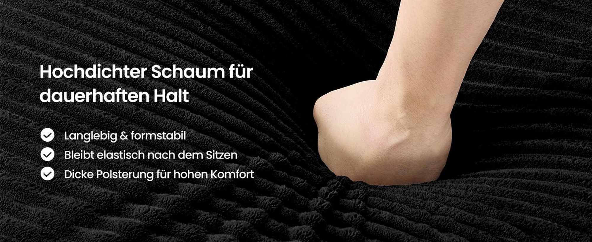 VASAGLE Modulares Sofa, Ecksofa mit Liege links, 242 cm breit, vakuumverpackt, keine Montage erforderlich, waldgrün