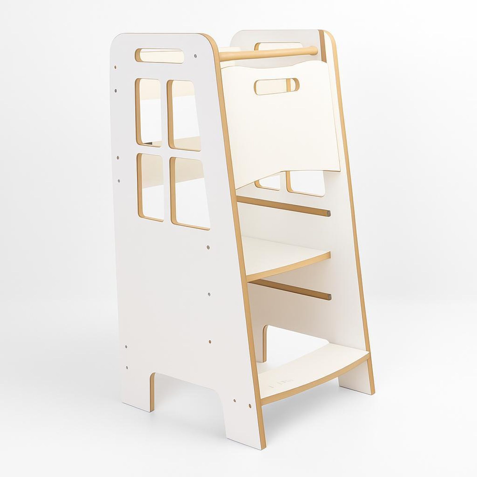 Babylike Montessori Lernturm für Kinder | Learning Tower ab 1 Jahr | Lernstuhl | Tritthocker