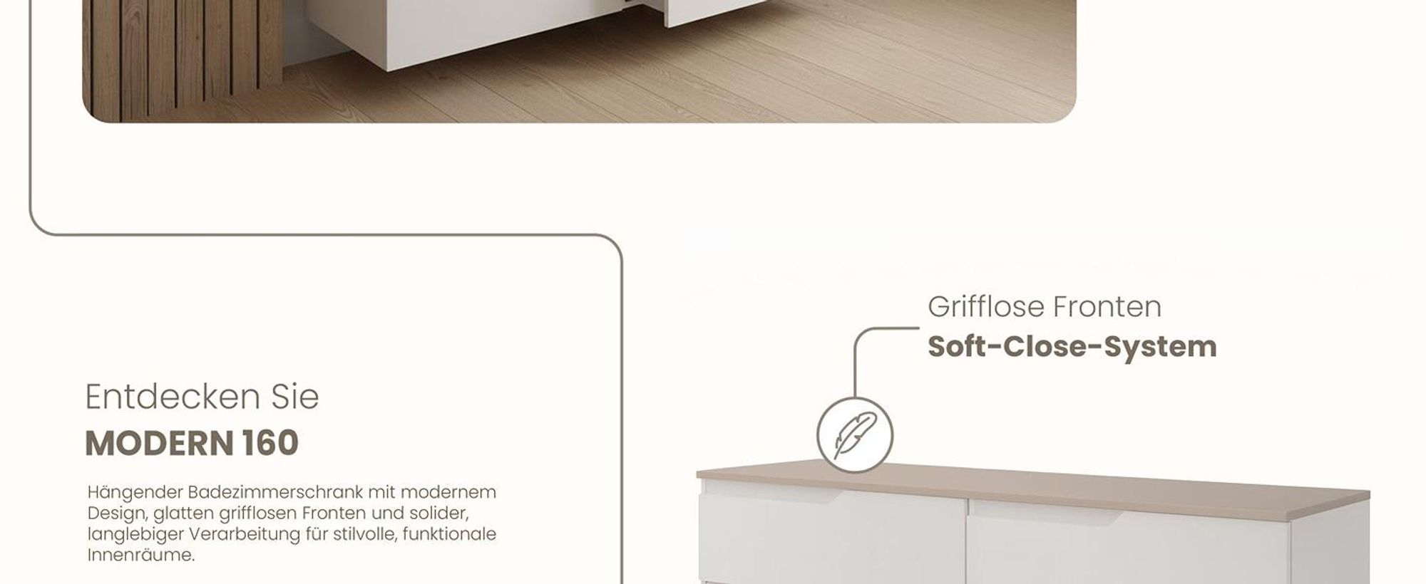 RODAN, Badmöbel, Badschrank, Badezimmermöbel, Badezimmer, MODERN, Waschbeckenunterschrank