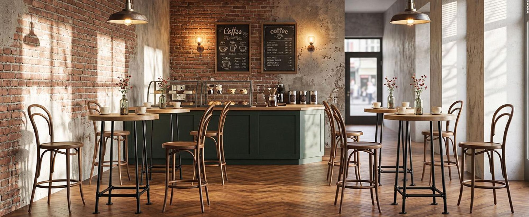 Tribesigns Runder Bartisch, 100 cm hoher Stehtisch mit Metall-Fußstütze, Bistrotisch, industrieller Kleiner Cocktailtisch für Bistro (Nur Tisch)