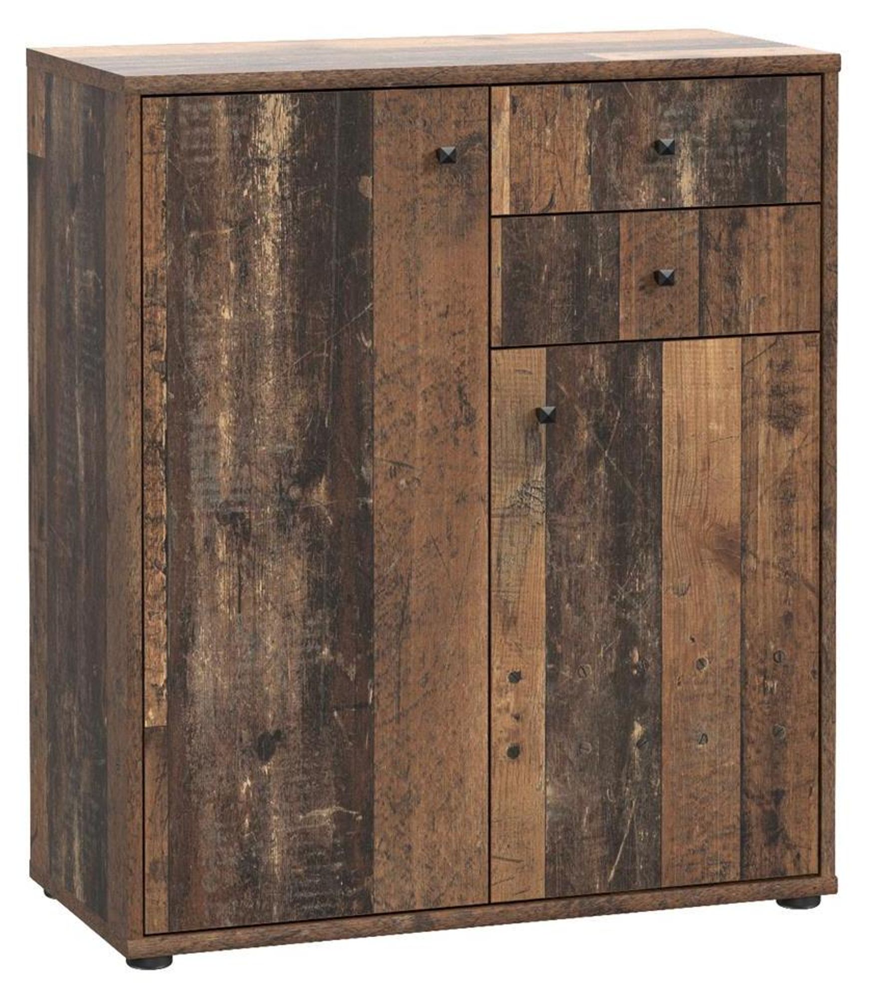 Tembi VI – Kommode im Old Wood Vintage Look mit flexibel einstellbarem Einlegeboden
