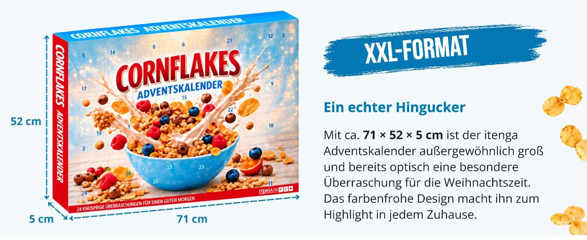 itenga XXL Cornflakes Adventskalender 2026