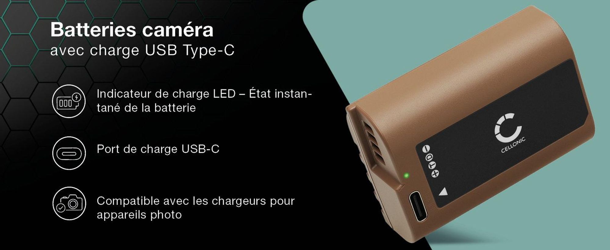 CELLONIC 1x Batterie pour Appareil photo Compatible avec Panasonic Lumix DMC-FZ1000, Lumix DMC-FZ300, Lumix DMC-FZ2000, DMW-BLC12 - (1100mAh, 7.2V)