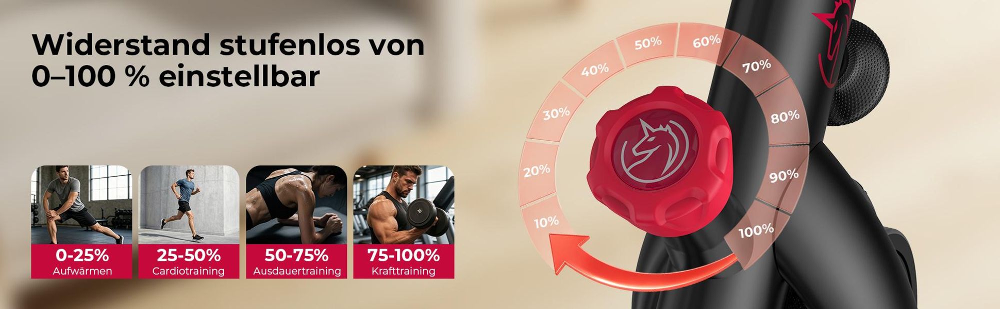 YESOUL G1M Plus- Leises Magnetischer Heimtrainer, 21.5Zoll FHD-Display, 0-100% Verstellbarer Widerstand, 360°Sound, Bildschirmspiegelung &App-Training