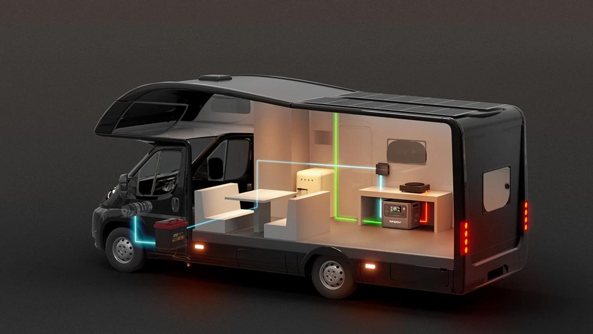 AFERIY P280 Tragbare Powerstation | 2800W 2048Wh-10240Wh