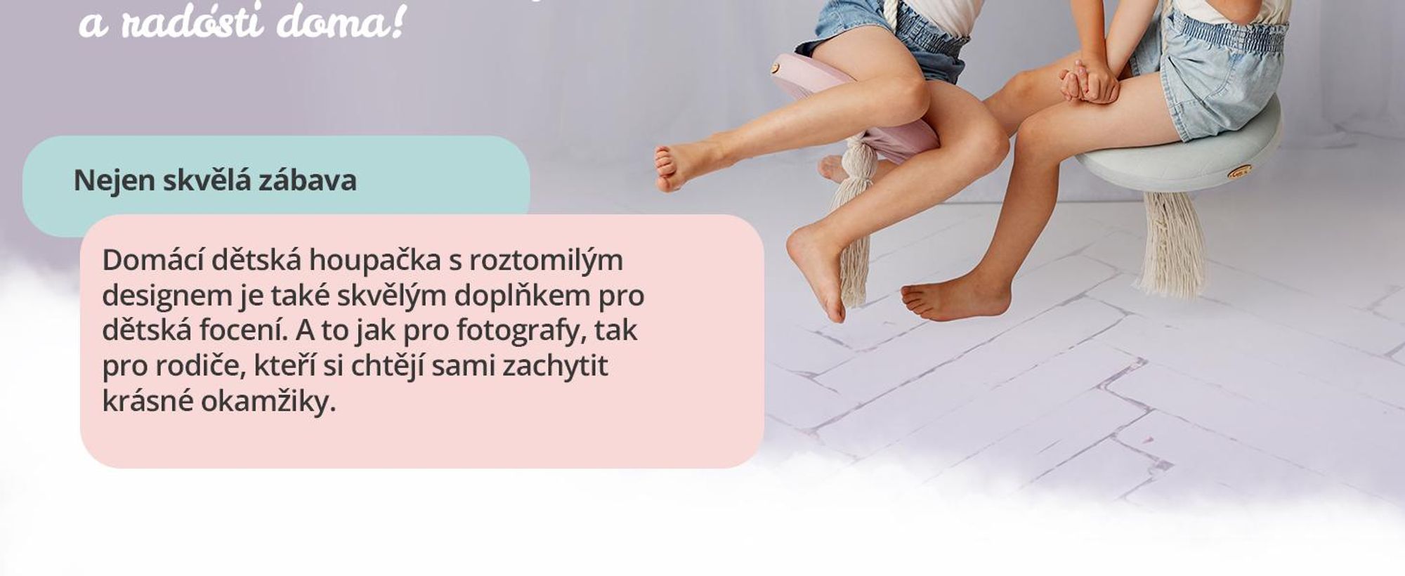 Create for you® - Kruhová Houpačka Pro Děti Do Interiéru, S Bavlněným Lanem, Kulatá Dětská Houpačka Do Interiéru, Měkké Sedátko, Průměr 36 cm - Béžová