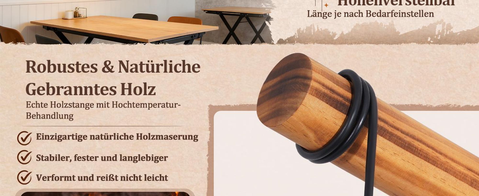 ZMH Lampada da soffitto in legno, lampada da corridoio nera, lampada da cucina a 4 luci, metallo, attacco E27, per cucina, soggiorno e sala da pranzo, lampadina non inclusa