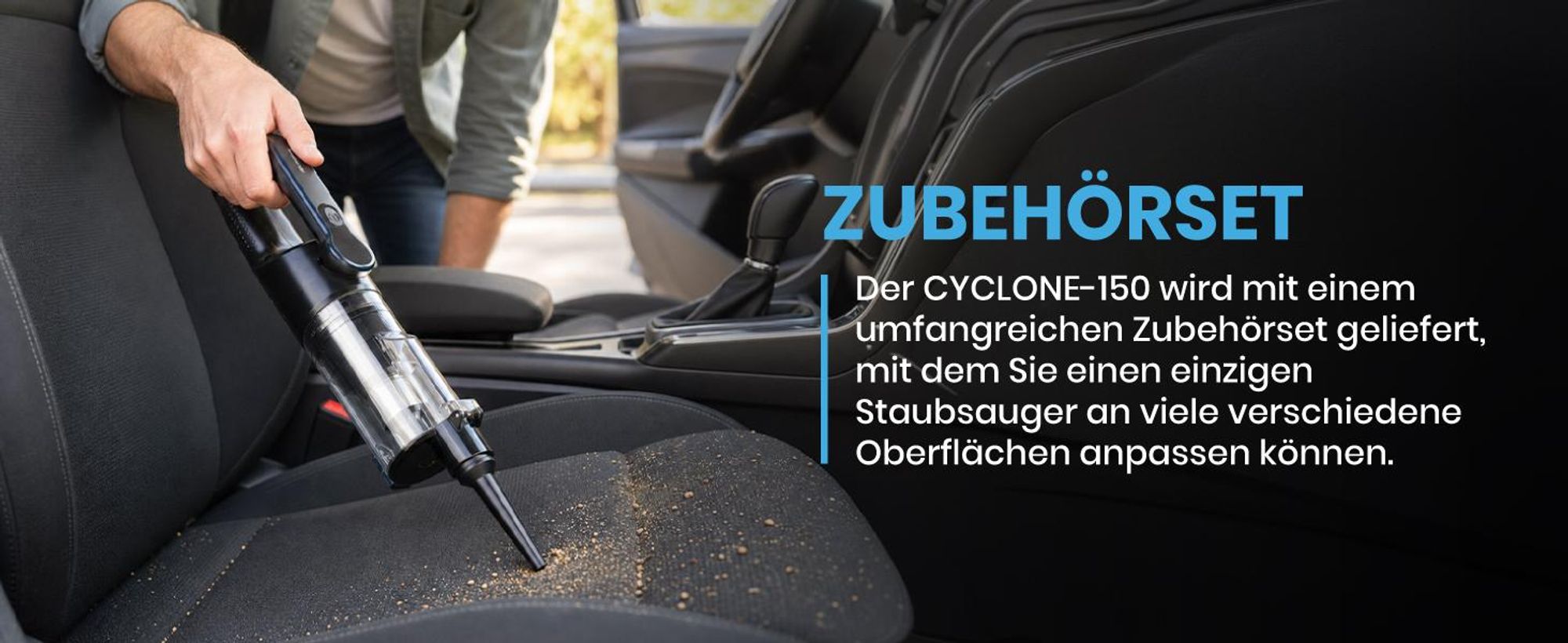 Akku Handstaubsauger Mini für Auto Büro Haus Gebläse mit Leisung 18000 Pa