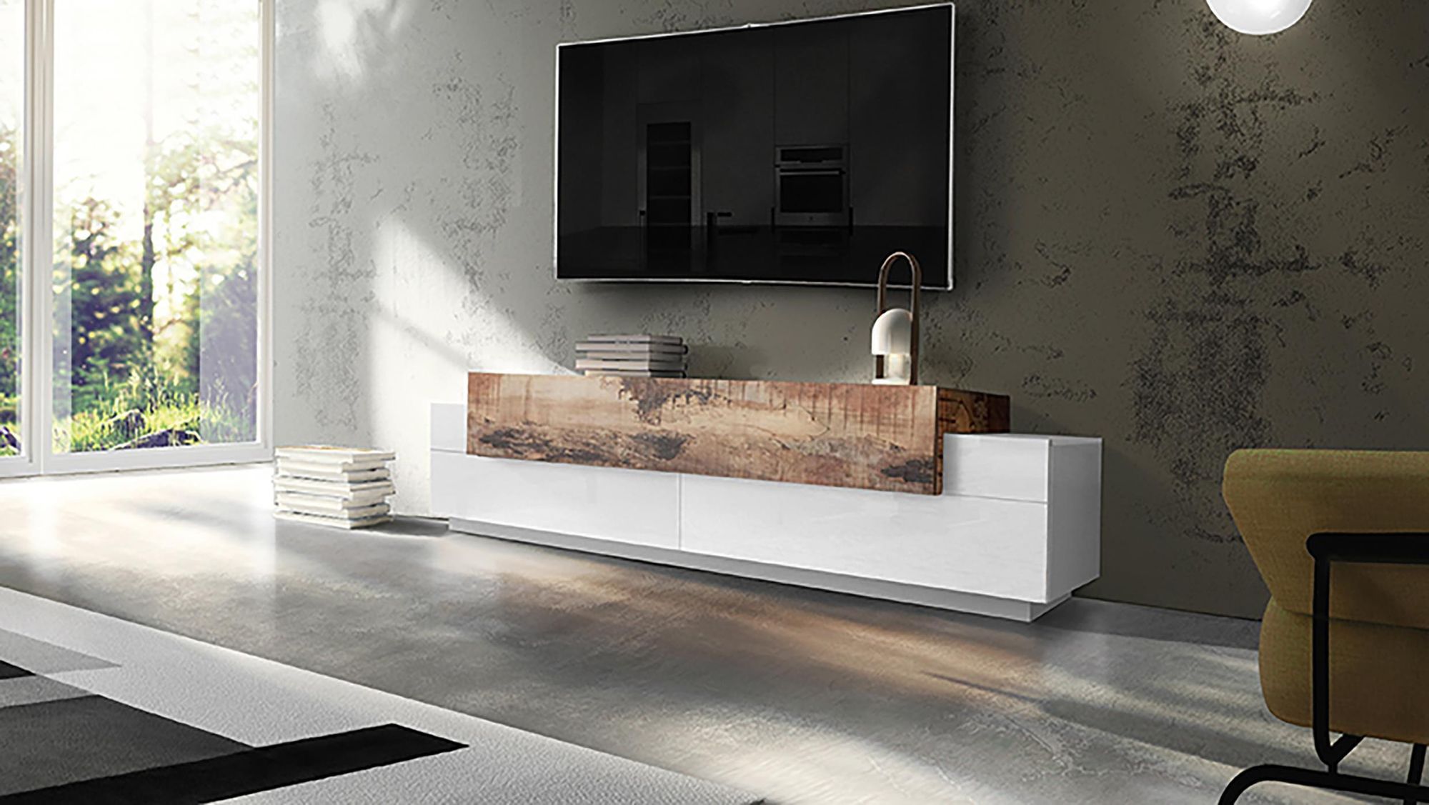 Catania II – TV-Lowboard mit 3 Klappen und viel Stauraum
