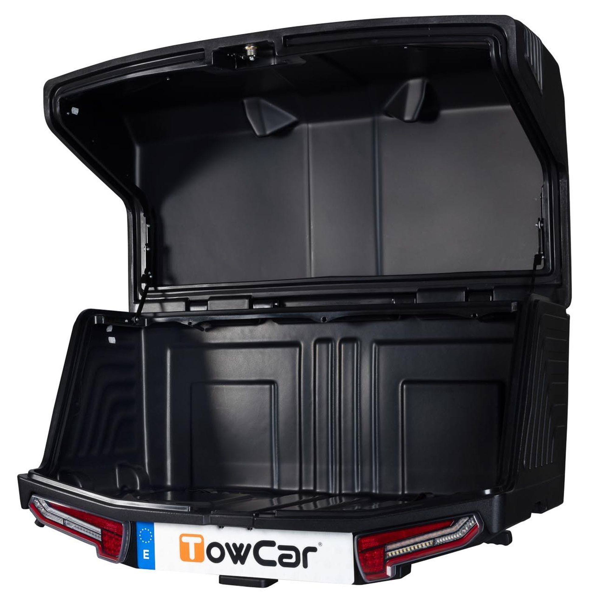 TowBox Transportbox Anhängekupplungsträger TV3XNN0 Anhängevorrichtung 650mm 1 222mm 750mm PE (Polyethylen) 400L 38kg