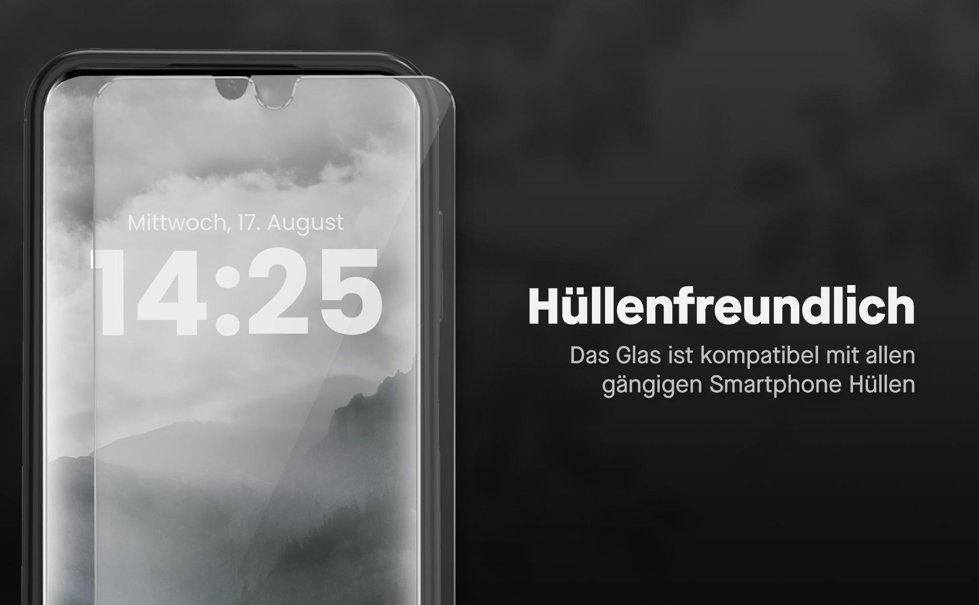 Displayfolie Doppelpack für Huawei P30 mit blasenfreier Verklebung