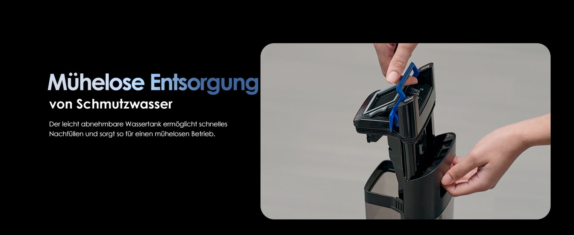 Tineco Floor One S9 Artist Nass Trockensauger, 22kPa 360° SmoothDrive, Anti-Tangle, Selbstreinigung, 50 Min. Laufzeit Beidseitige Reinigen, Stilvoller