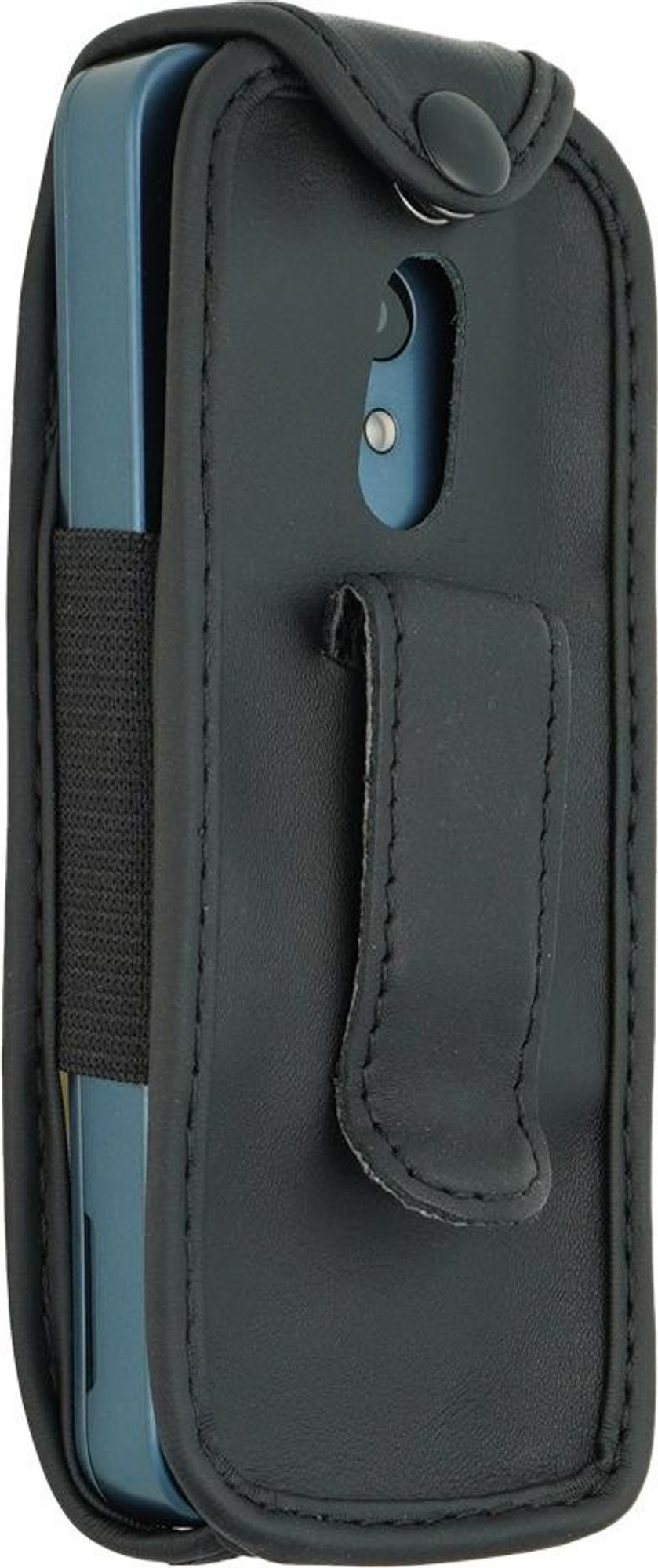 caseroxx Ledertasche mit Gürtelclip kompatibel mit Nokia 225 4G (2024) aus Echtleder, Tasche mit Gürtelclip und Sichtfenster  Bild 3