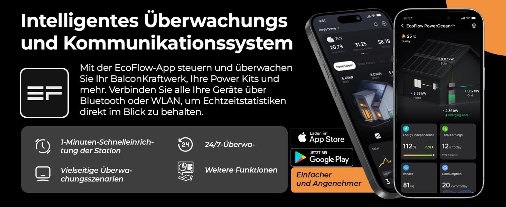 Sunniva Balkonkraftwerk Mobile App zur Überwachung