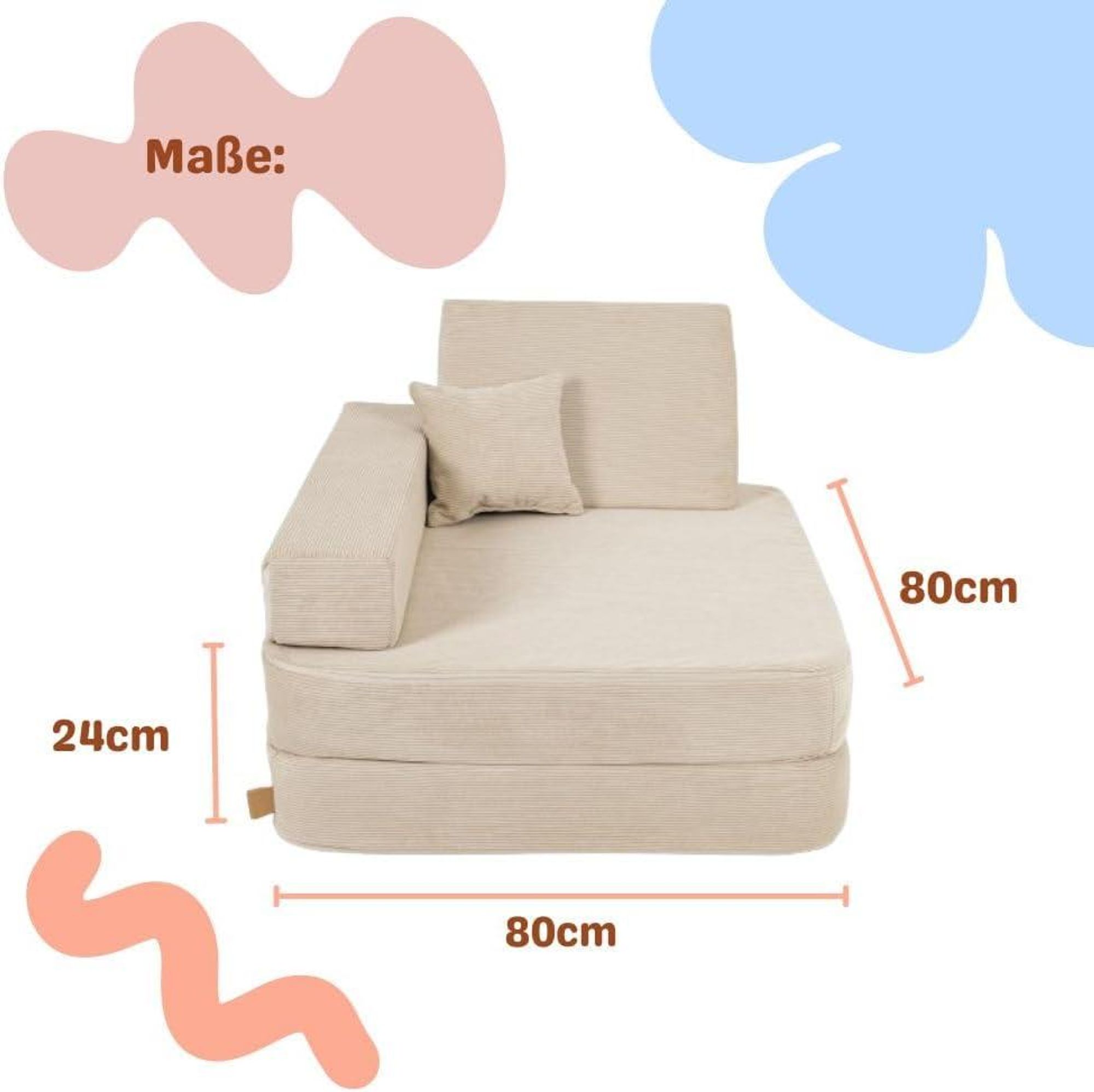 AngeLove Kindersessel 5 in 1, Produktinformation 1