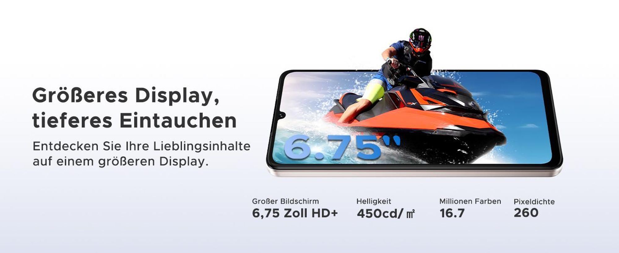 DOOGEE Note59 Pro Smartphone Handy, Android 16, 6,75" 120Hz, 6250mAh Akku, 32GB+256GB, 5G, 16MP, NFC, Fingerabdruck, ohne Vertrag