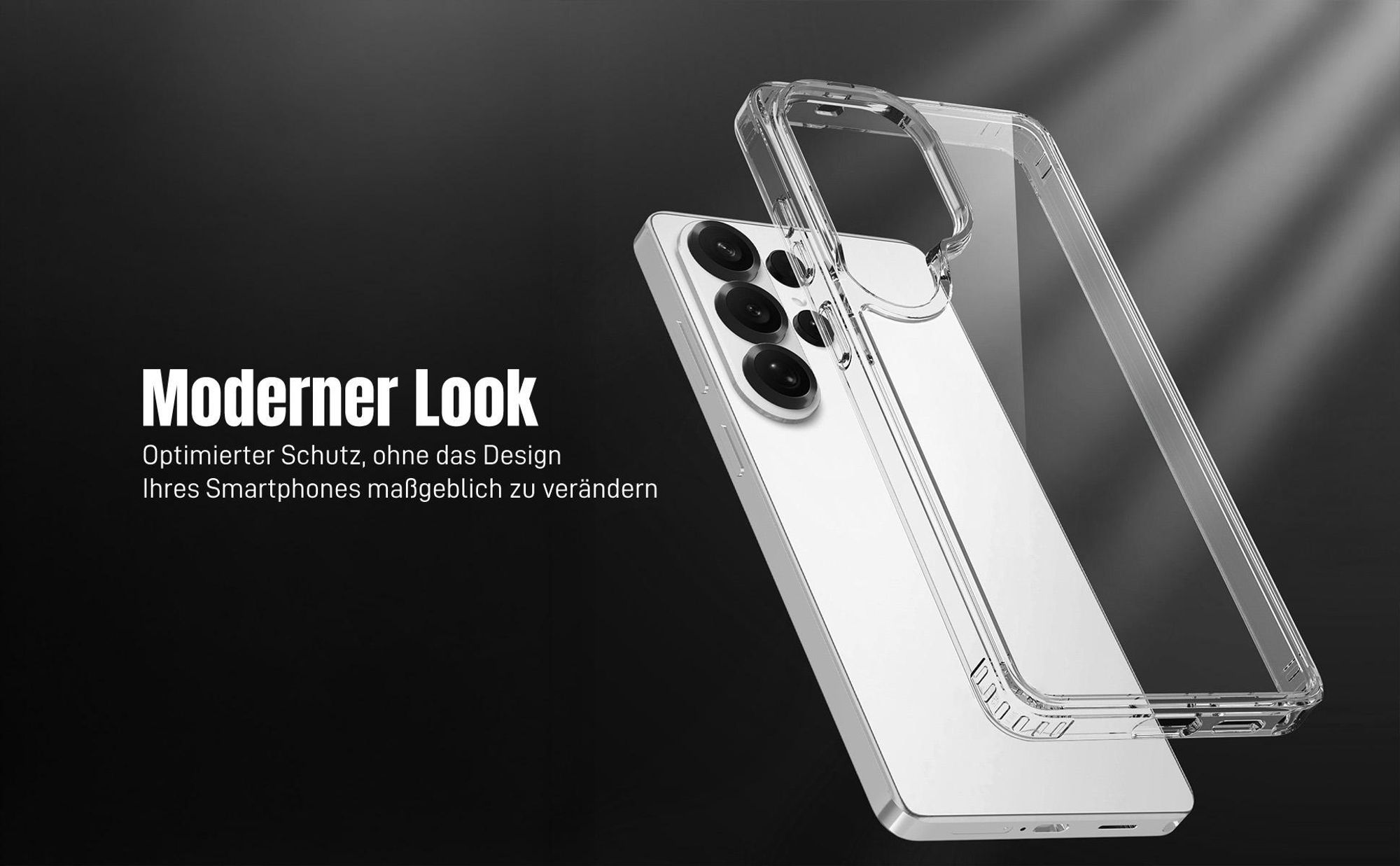 Schutzhülle in Transparent für Samsung Galaxy S26 Ultra mit modernem Look