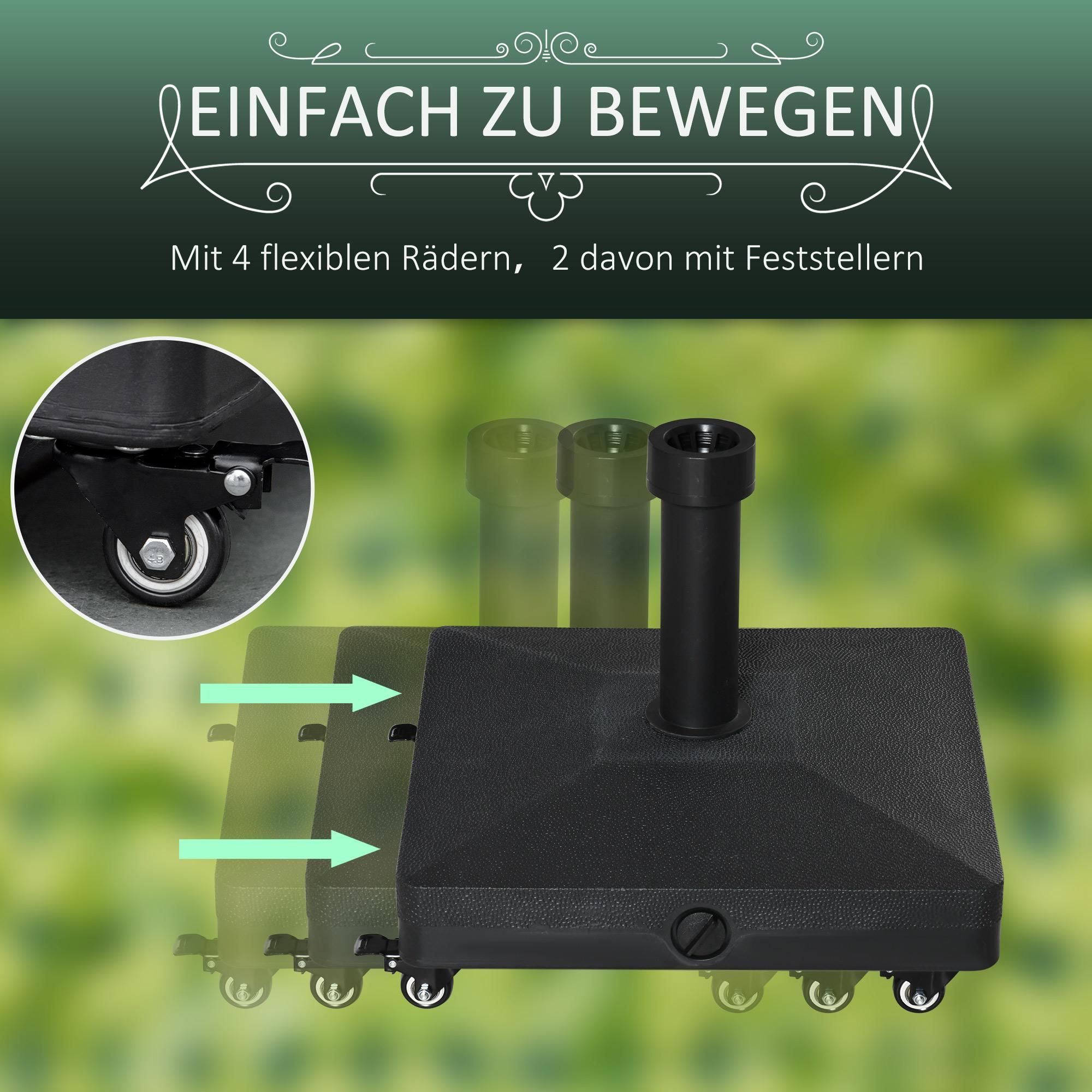 Schirmfuß HDPE