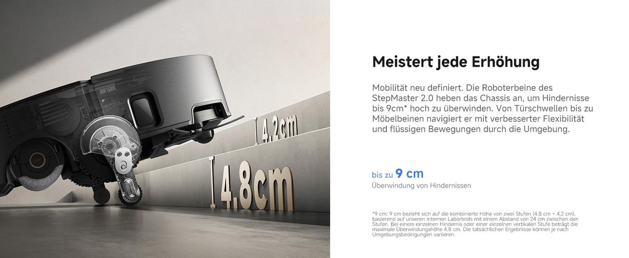 MOVA Z70 Ultra Roller Complete Saug- und Wischroboter mit automatischer Entleerung, selbstreinigendem Walzenmopp, 36.000 Pa