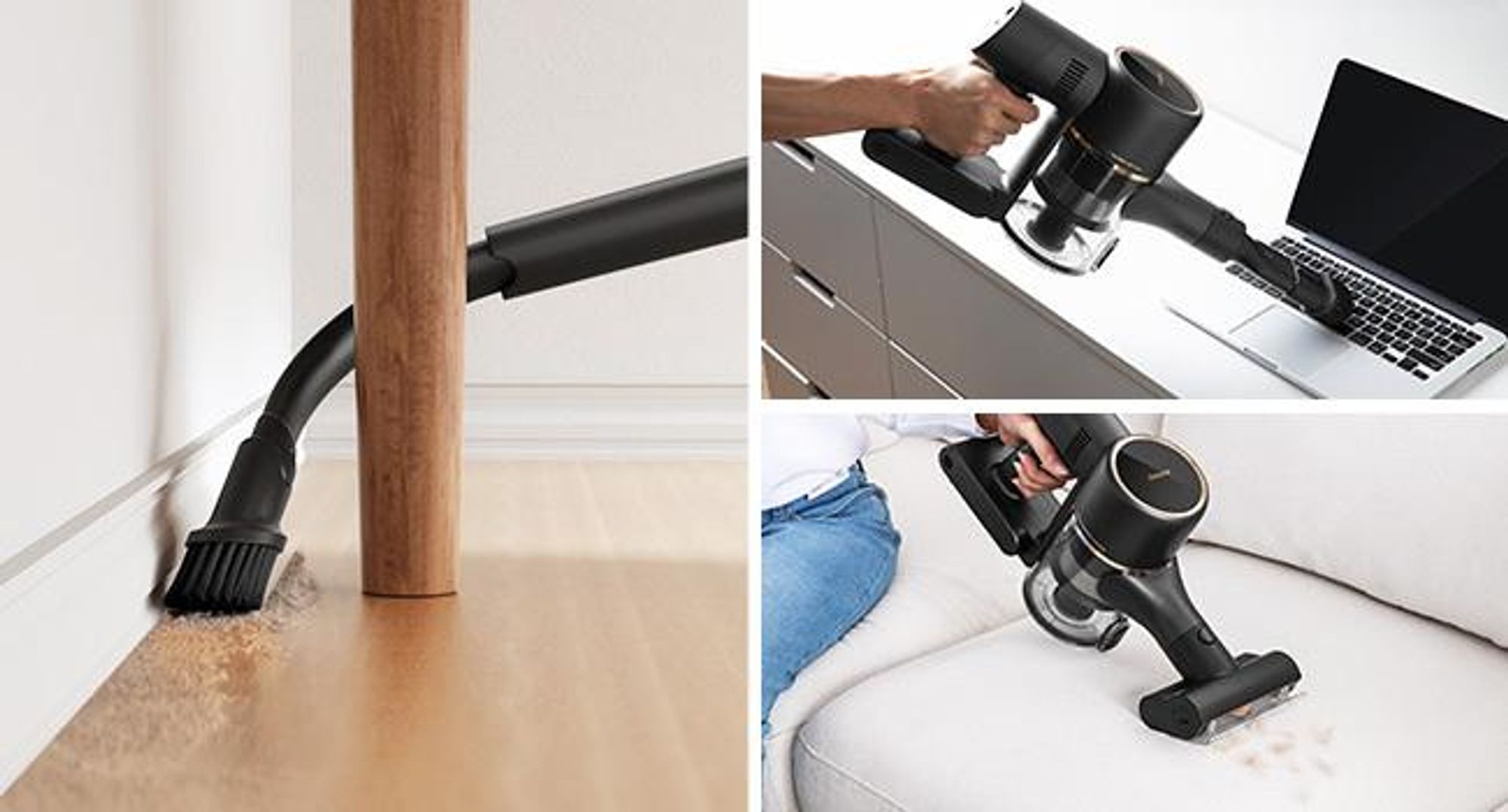 Dreame R10 Pro Akku-Staubsauger,150AW Starke Saugleistung,0-Tangle Handstaubsauger,65Min,Mehrflächenbürste,LED-Lichter,für Haus- und Autoreinigung