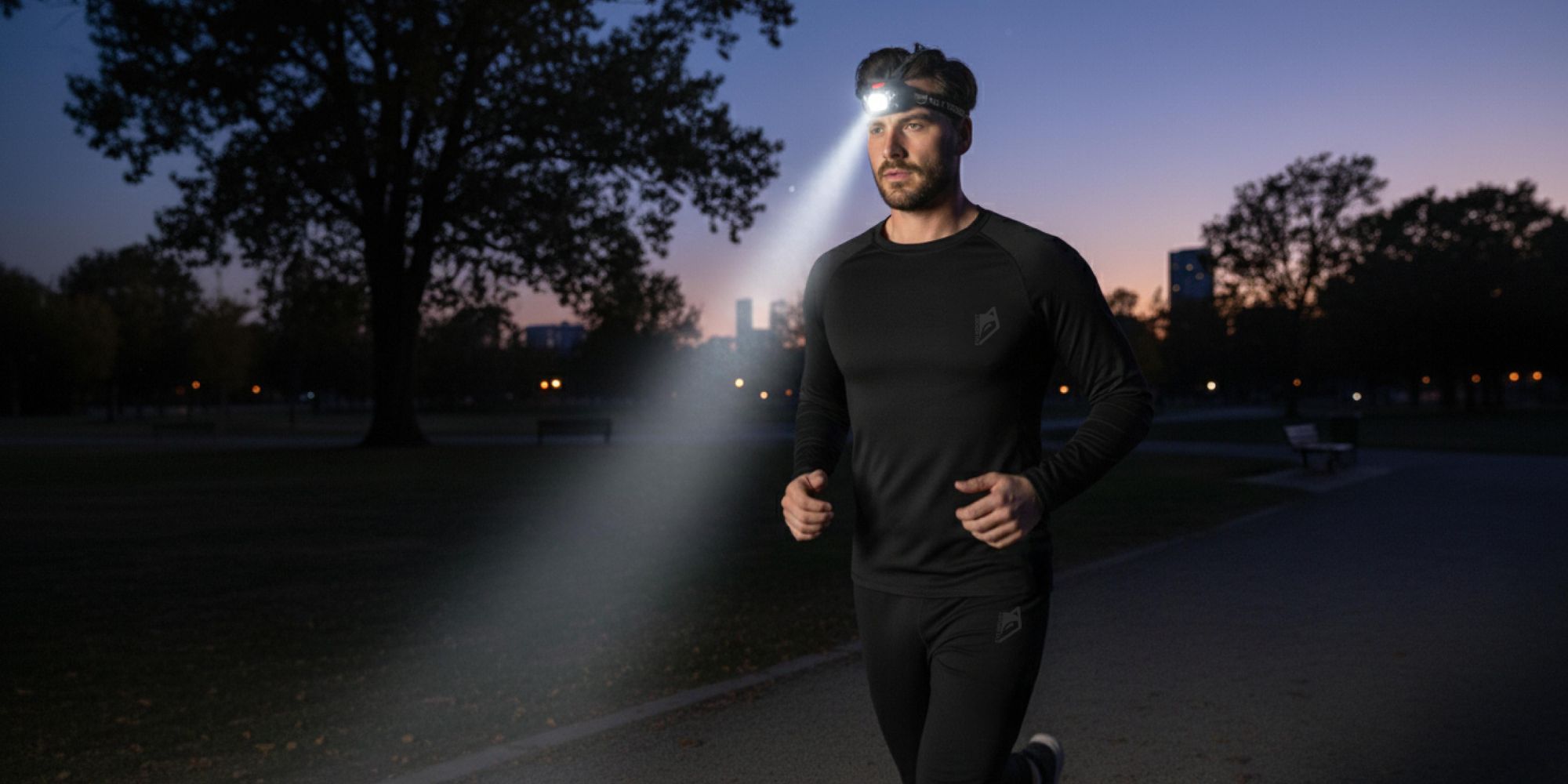 LED Stirnlampe 500lm USB-C aufladbar, IP66 wasserdicht & Bewegungssensor, Rotlicht-Modus, Akku Stirnleuchte für Joggen & Arbeit, EVI TECH Nexlume