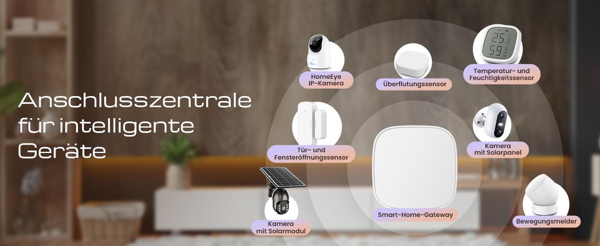 Extralink ZigBee Gateway Hub für Tuya Smart Home Systeme
