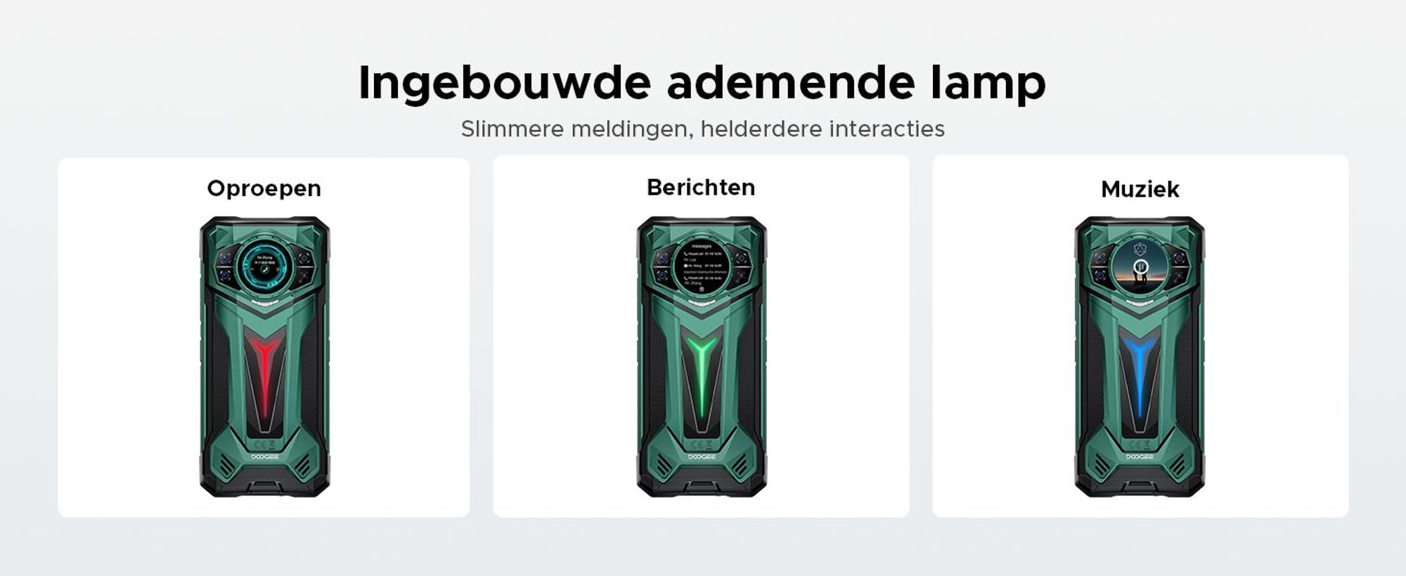 DOOGEE S200 Ultra robuuste smartphone, 5G, IP68/IP69K, 6,72" 120Hz, 1,32" AMOLED-scherm, 11000mAh batterij, 66W opladen, 48GB+1TB opslag, 100MP camera