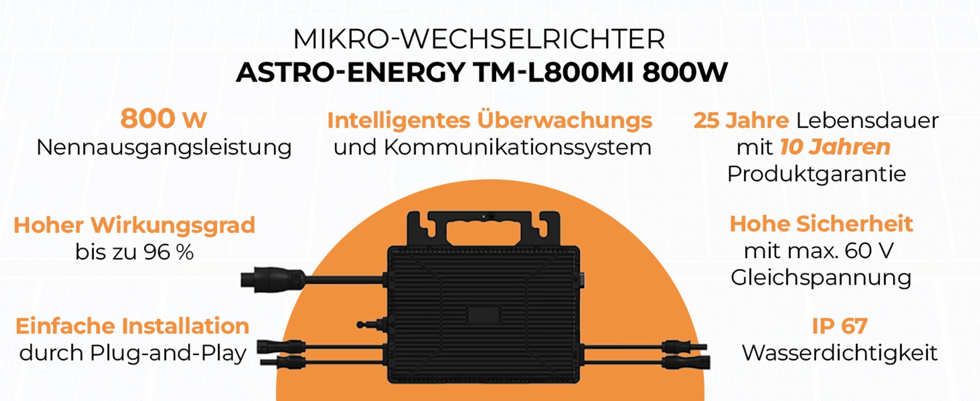 Astro Energy mikrowechselrichter 800W