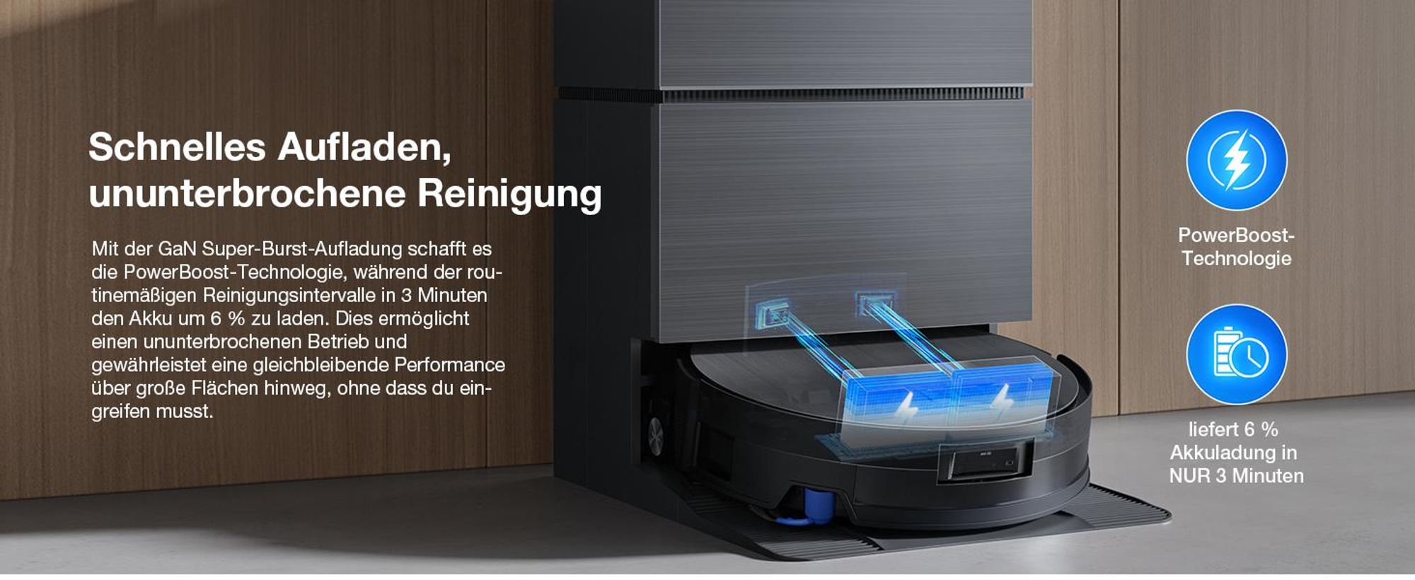 ECOVACS X11 PRO OMNI Staubsauger Roboter mit Wischfunktion, Blast + 19.500 Pa, ultraschnelles Akkuladen, OZMO Roller 2.0, Klettern max. 4 cm Höhe