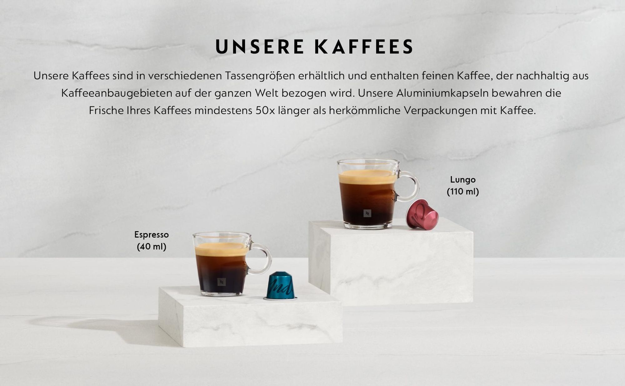 NESPRESSO ORIGINAL Inissia | Kaffeekapselmaschine von De'Longhi | Kleine Kaffeemaschine | Schwarz
