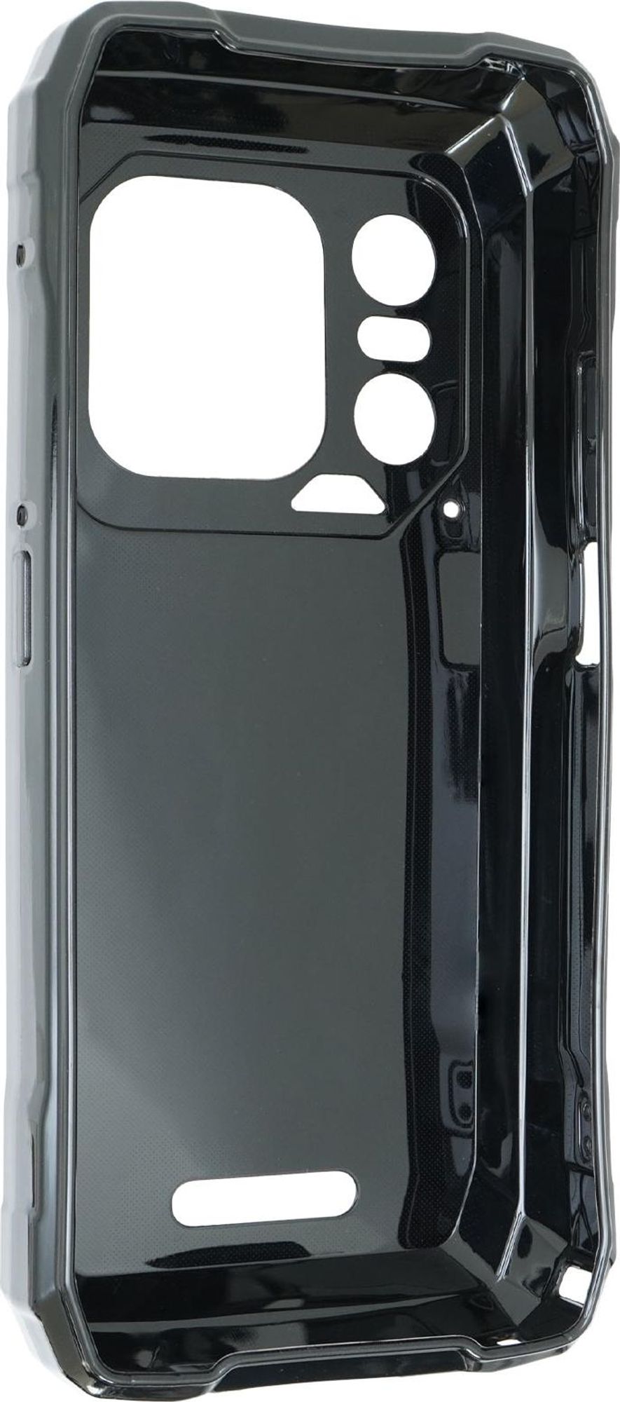 caseroxx Schutz-Hülle TPU-Hülle kompatibel mit Blackview Xplore 1, Gummi Handy Tasche schwarz Bild 2