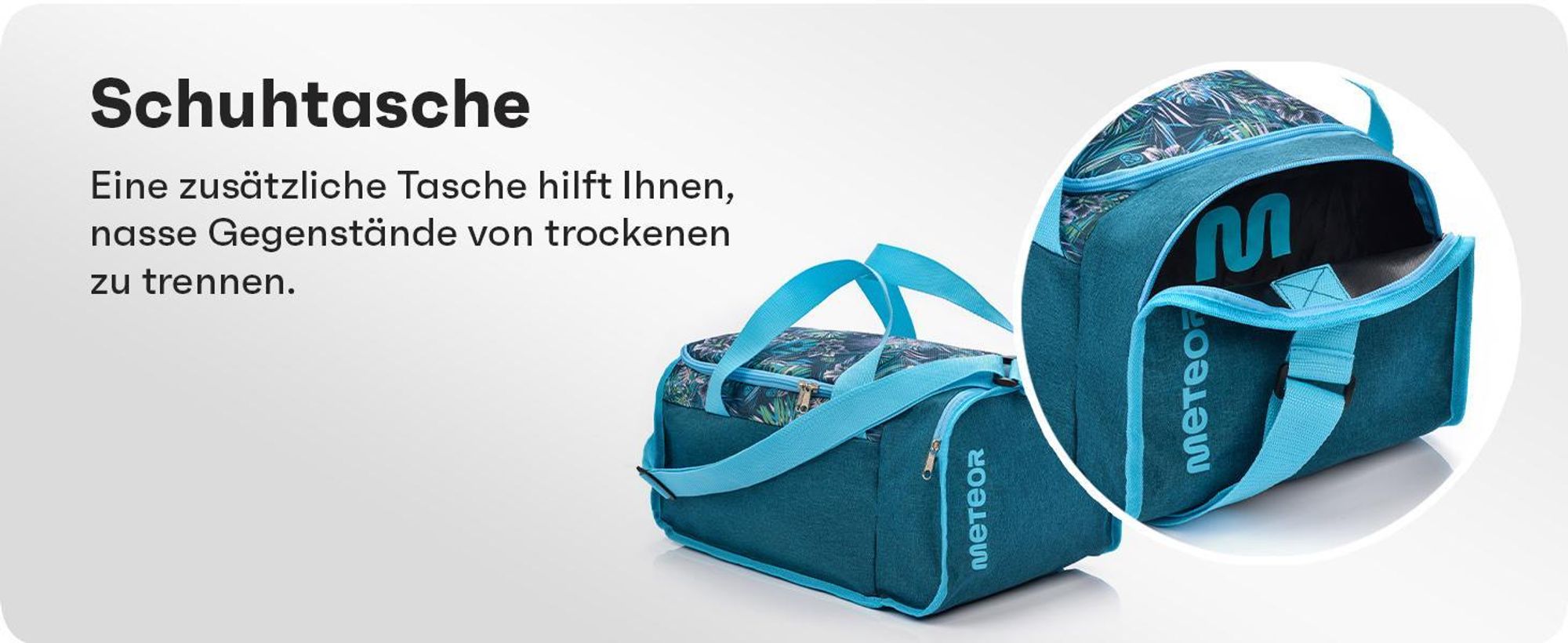 METEOR NEPR 20 L Sporttasche Trainingstasche Reisetasche Tasche Gym Bag rosa/schwarz