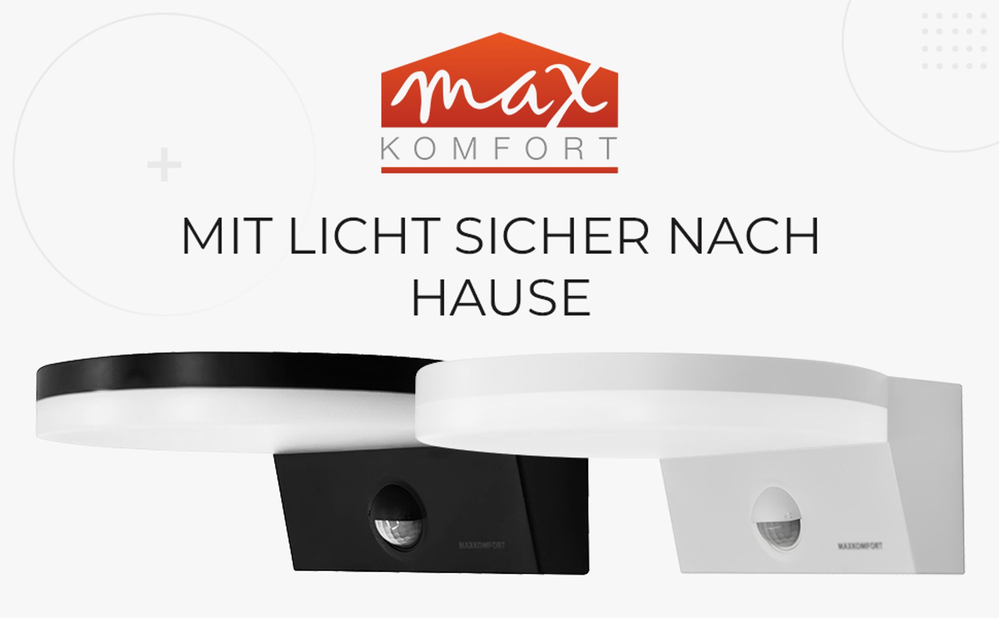 LED Außenwandleuchte Zirkon, schwarz mit Bewegungsmelder, Neutralweiß 4000K, 15W, IP65, 1600lm, 120° Abstrahlwinkel, Sensor 140° Reichweite 9m