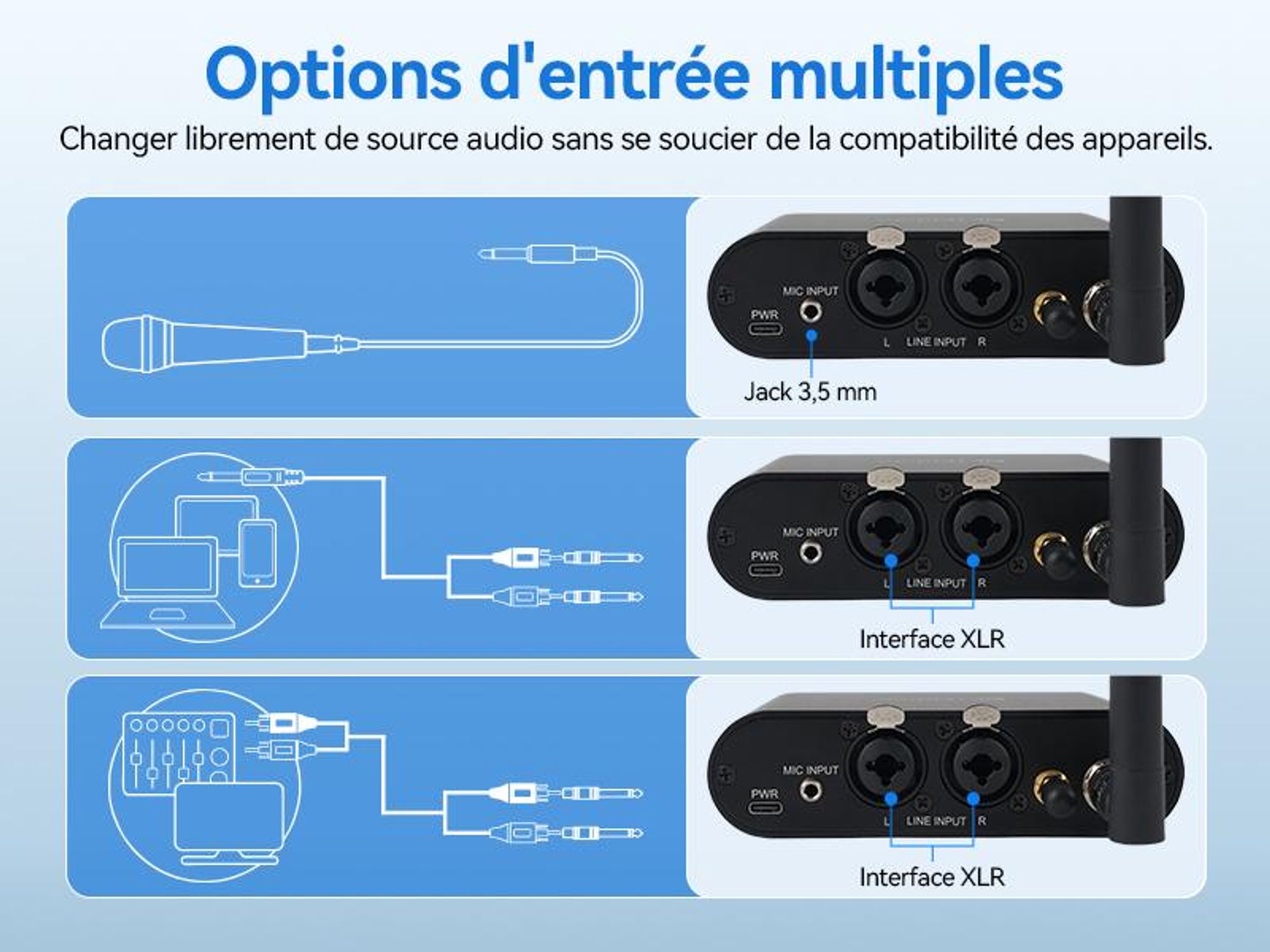 Casque sans fil Retekess TA004S Silent Disco, système audio version améliorée, 6 canaux avec Bluetooth, pliable, pour la télévision, le yoga et la méditation