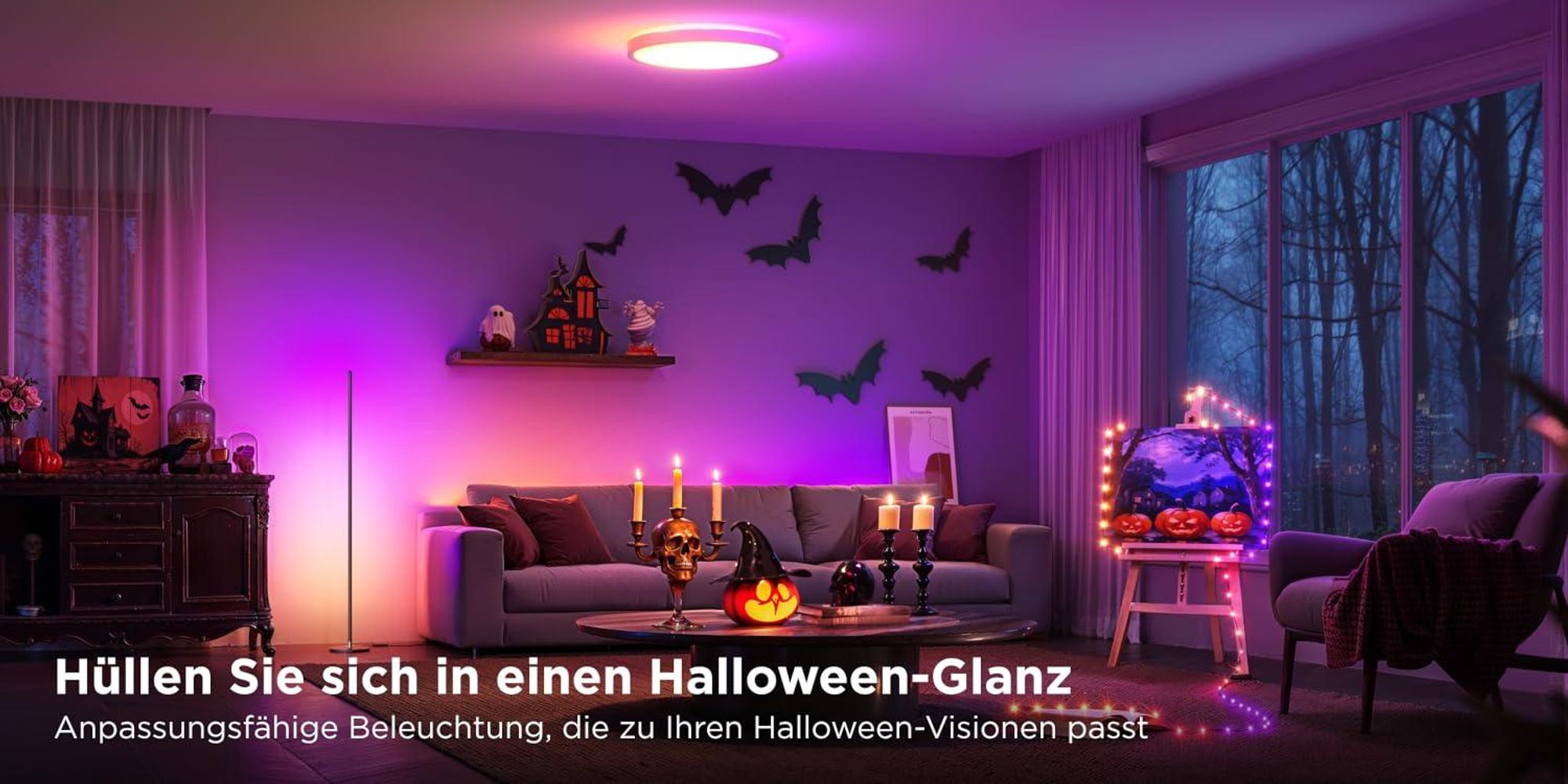 Govee TV Hintergrundbeleuchtung 3 Lite LED Strip mit Kamera, Sync für 55-65 Zoll TVs, Sprach- & APP-Steuerung