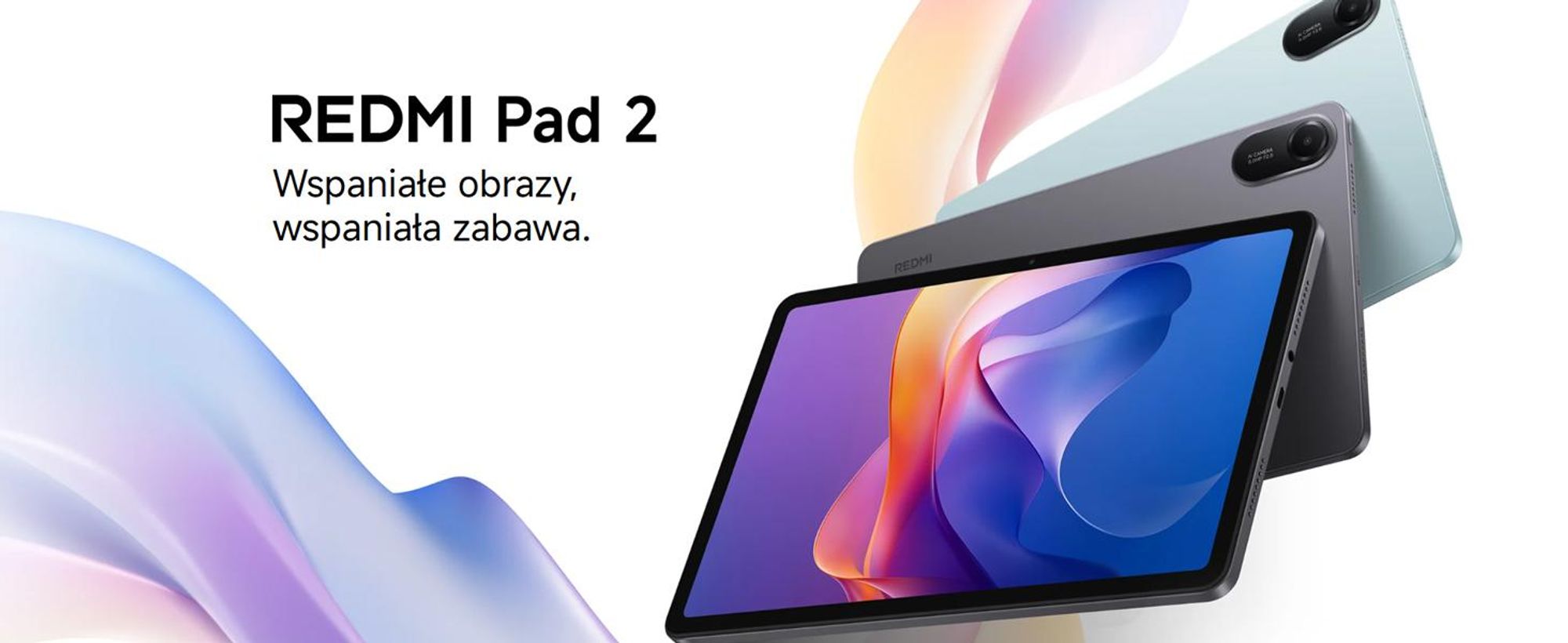 Xiaomi Redmi Pad 2, 27,9 cm (11"), 2560 x 1600 pikseli, 256 GB, 8 GB, 510 g, grafitowy