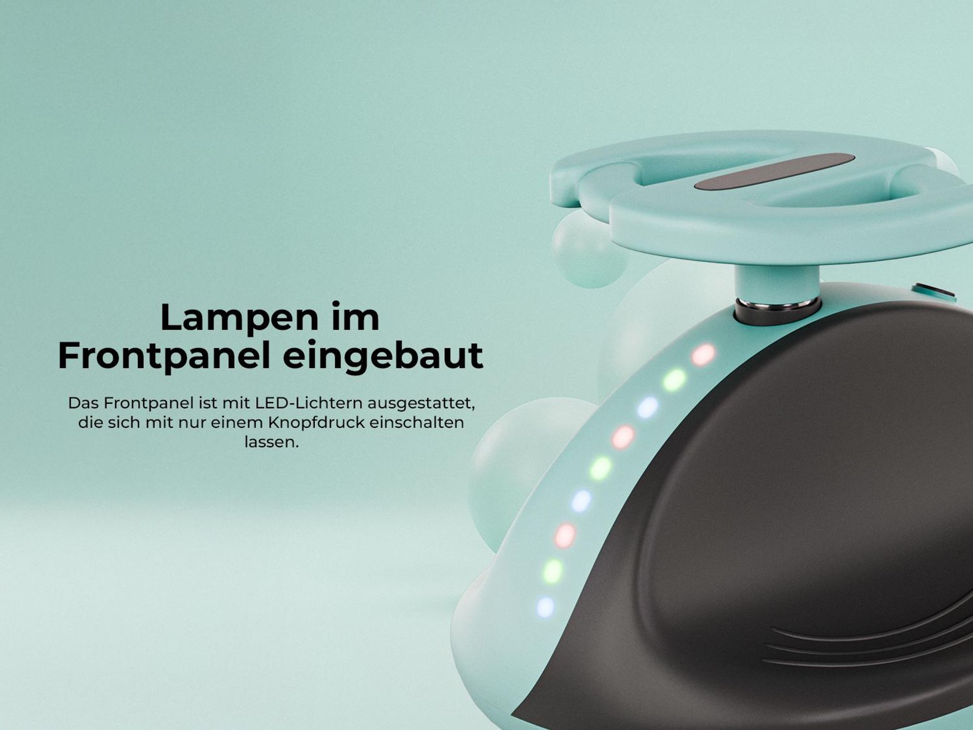 Rutschauto für Kinder Tulano Focus 35 LED -  Kinderfahrzeug - Maximale Tragfähigkeit von 100 kg - Auto Swing Car Rutscher