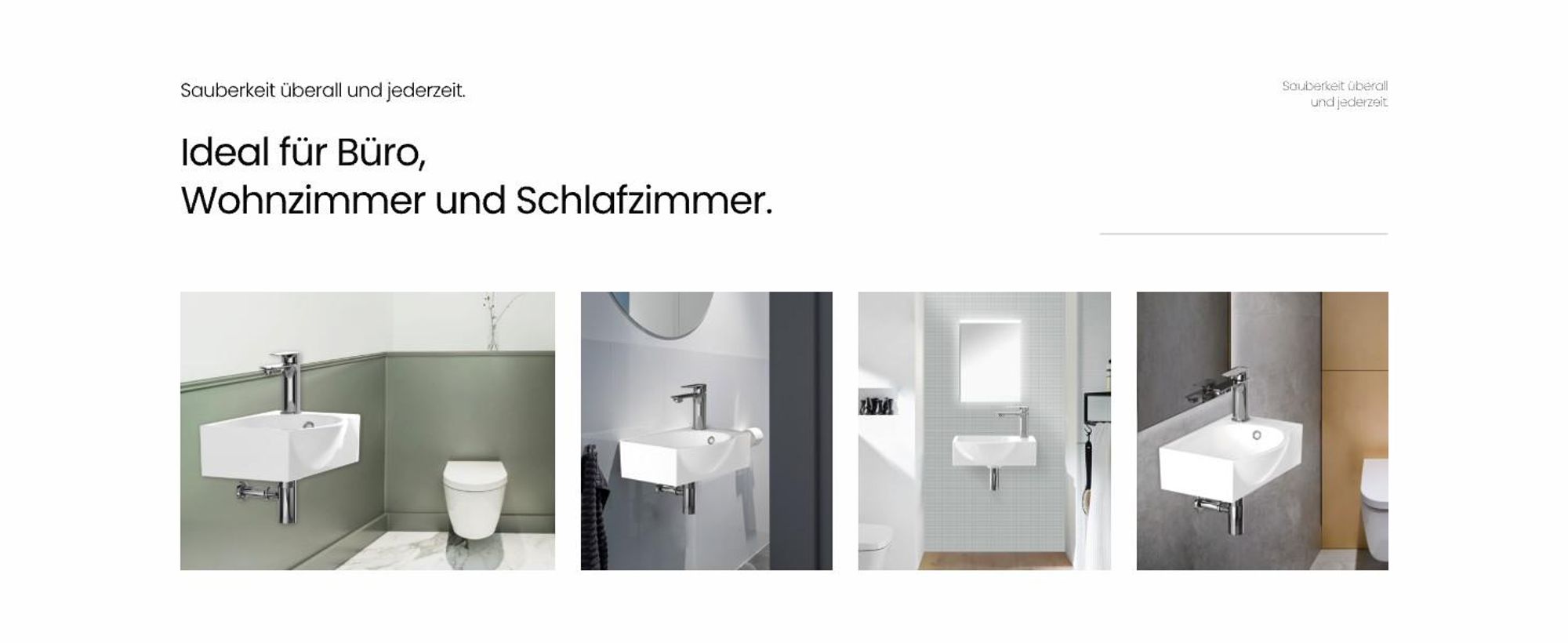EMKE Asymmetrische Waschbecken mit Hahnloch rechts Kompaktes Hängewaschbecken für Gäste-WC kleines Handwaschbecken zur Wandmontage