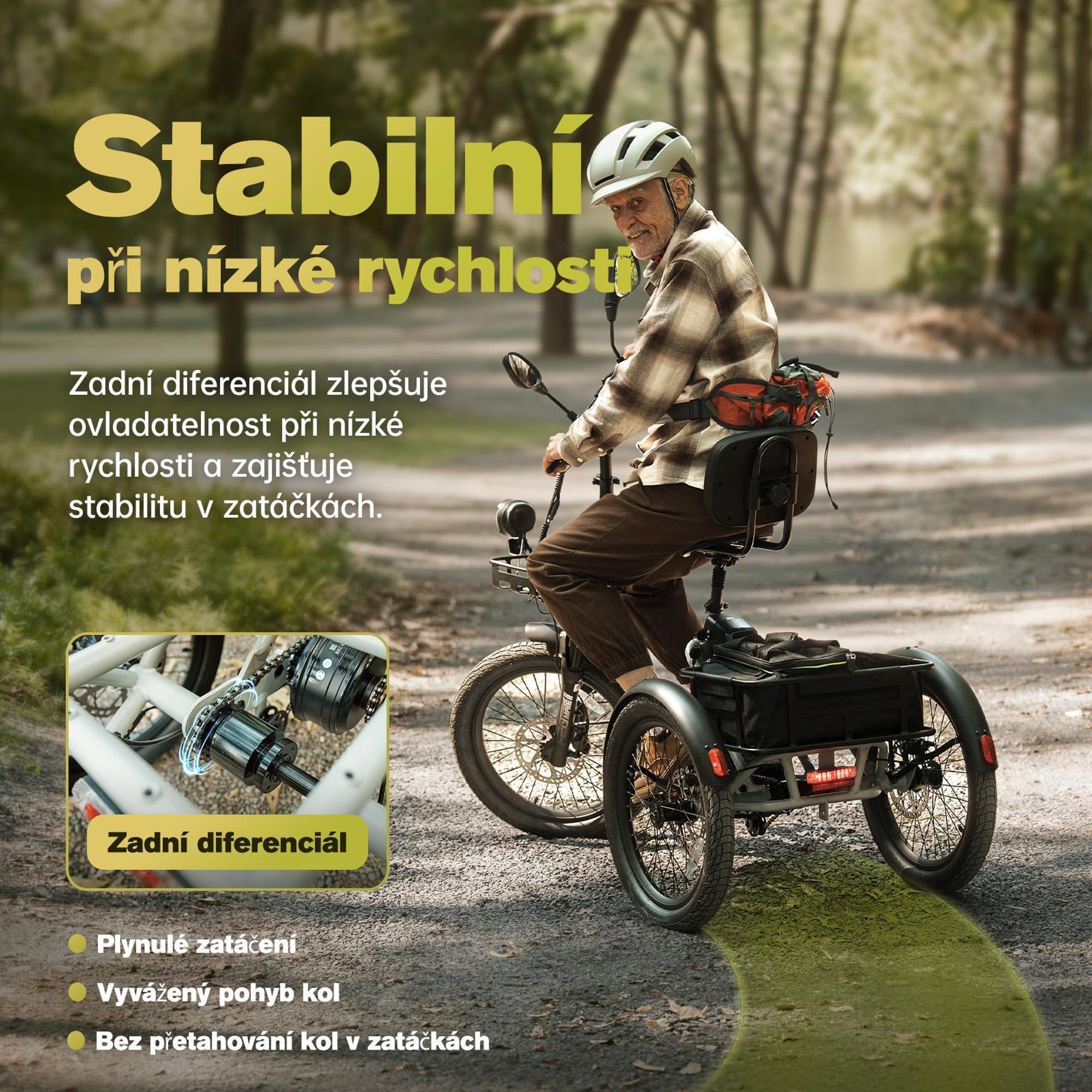Elektrokolo FAFREES F20 Mate II - Motor 250W Baterie 48V25AH 20 Palce Pneumatiky Hydraulická kotoučová brzda - Armádní zelená