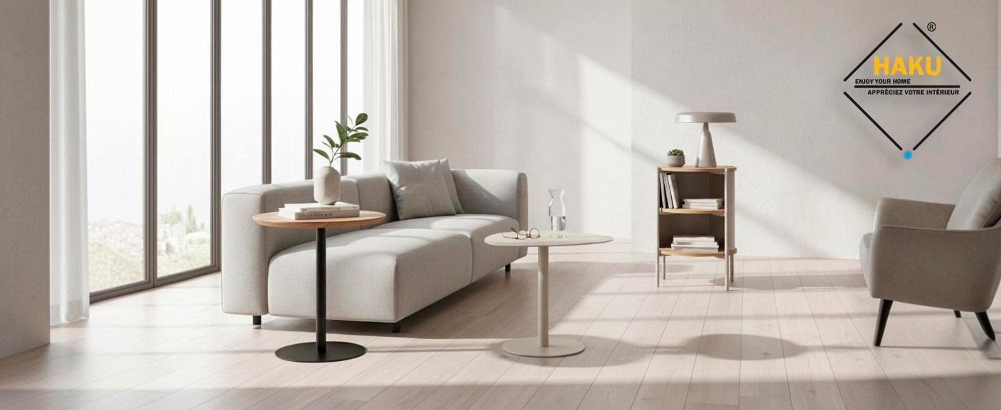 Beistelltische von HAKU Möbel - in vielen Designs, Farben und Materialien