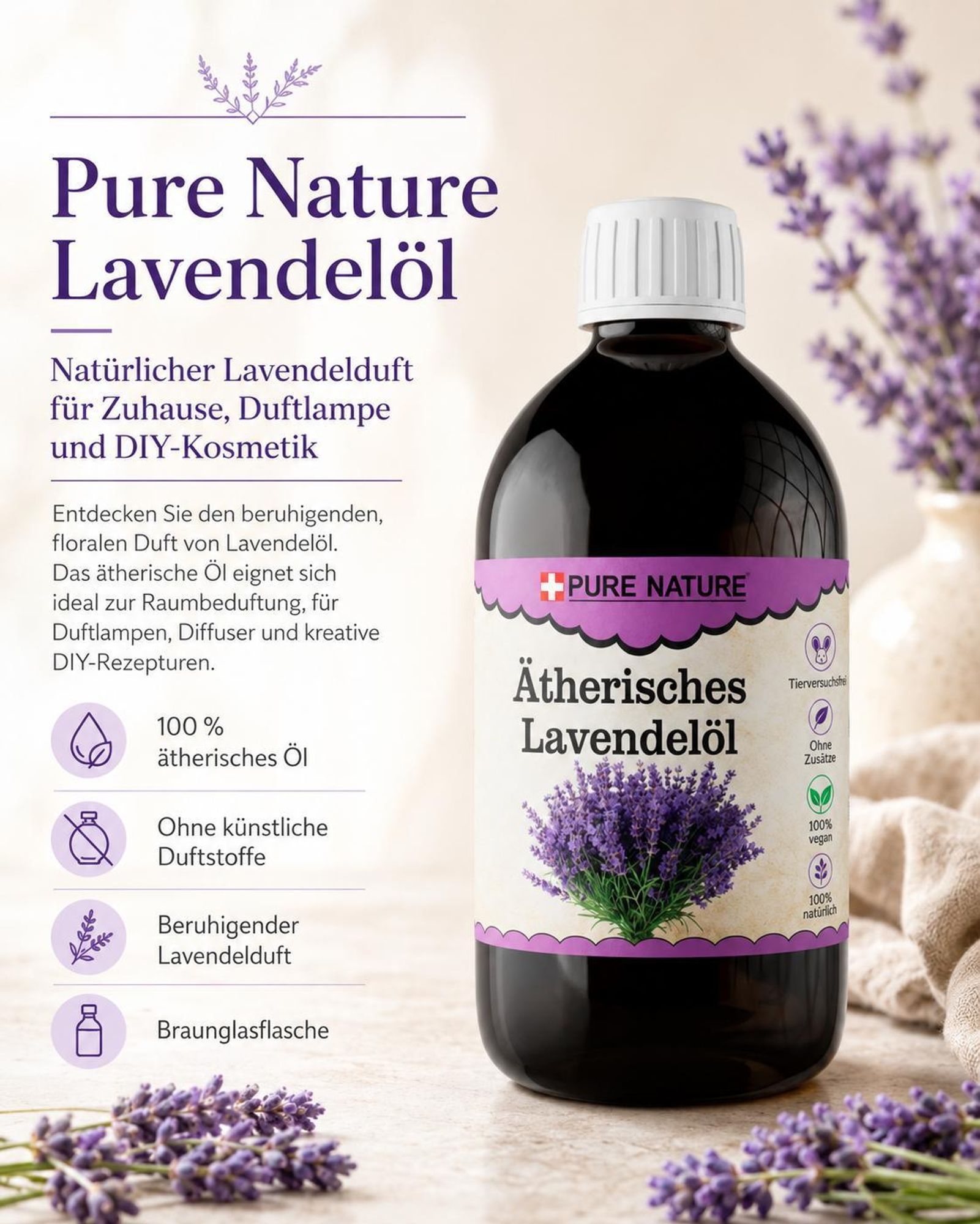 pure nature Lavendelöl