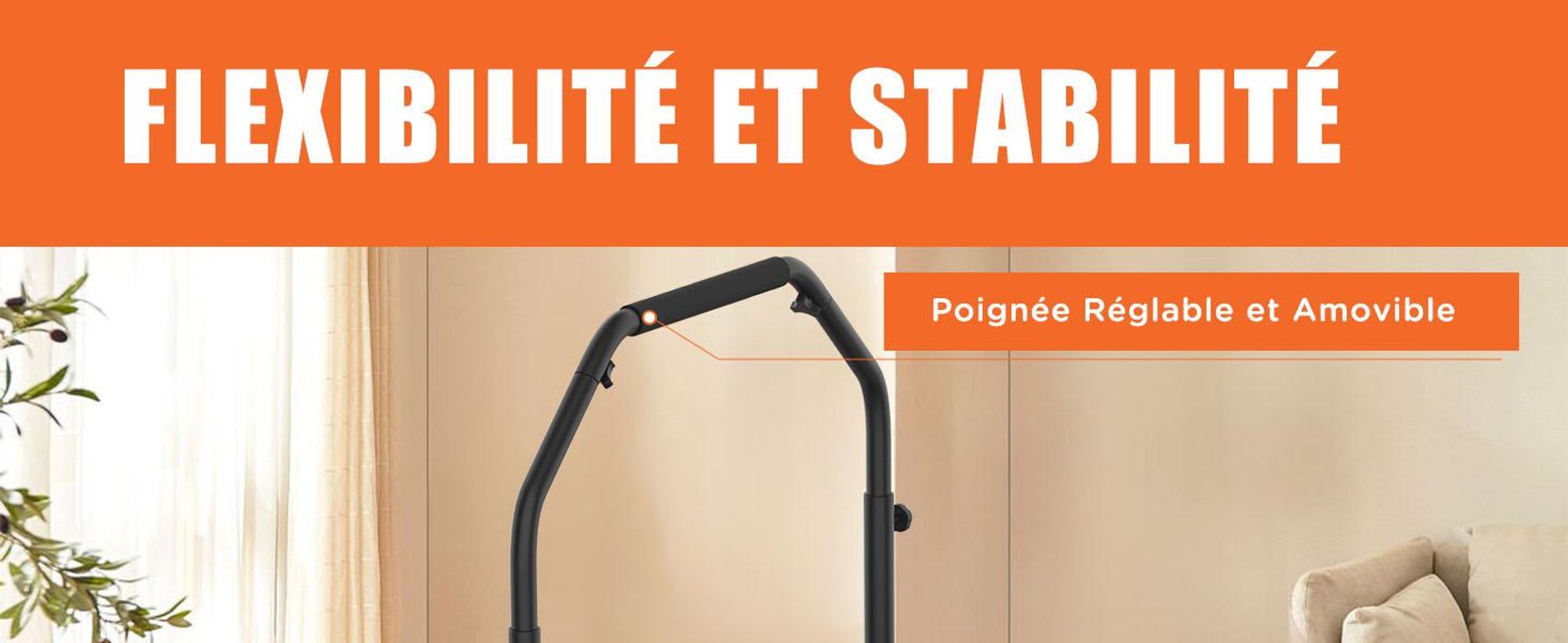 DH FitLife Trampoline de Fitness Pliant Ø102 cm – Capacité 150 KG, 4 Niveaux de Poignée Réglables, Stable pour Enfants et Adultes