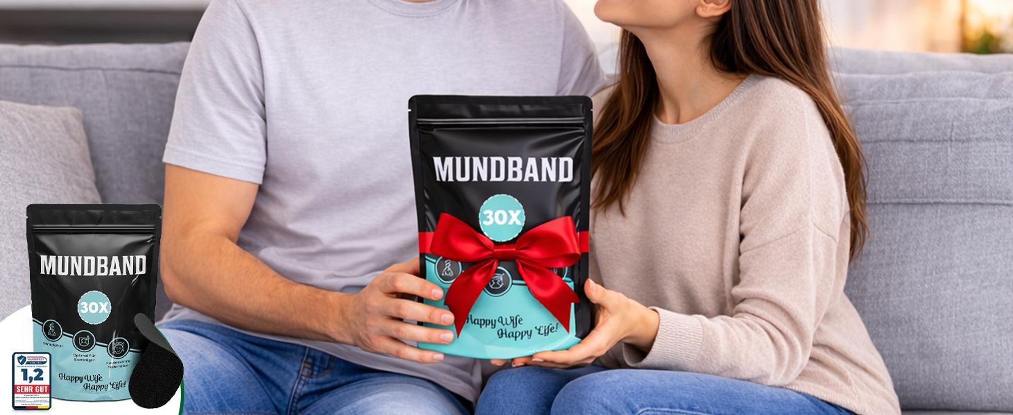 Perfekt-Schlafen24® 30 Stück Schlafpflaster für geschlossenen Mund | Mundstreifen gegen Schnarchen fördern die Nasenatmung und reduzieren Schnarchen