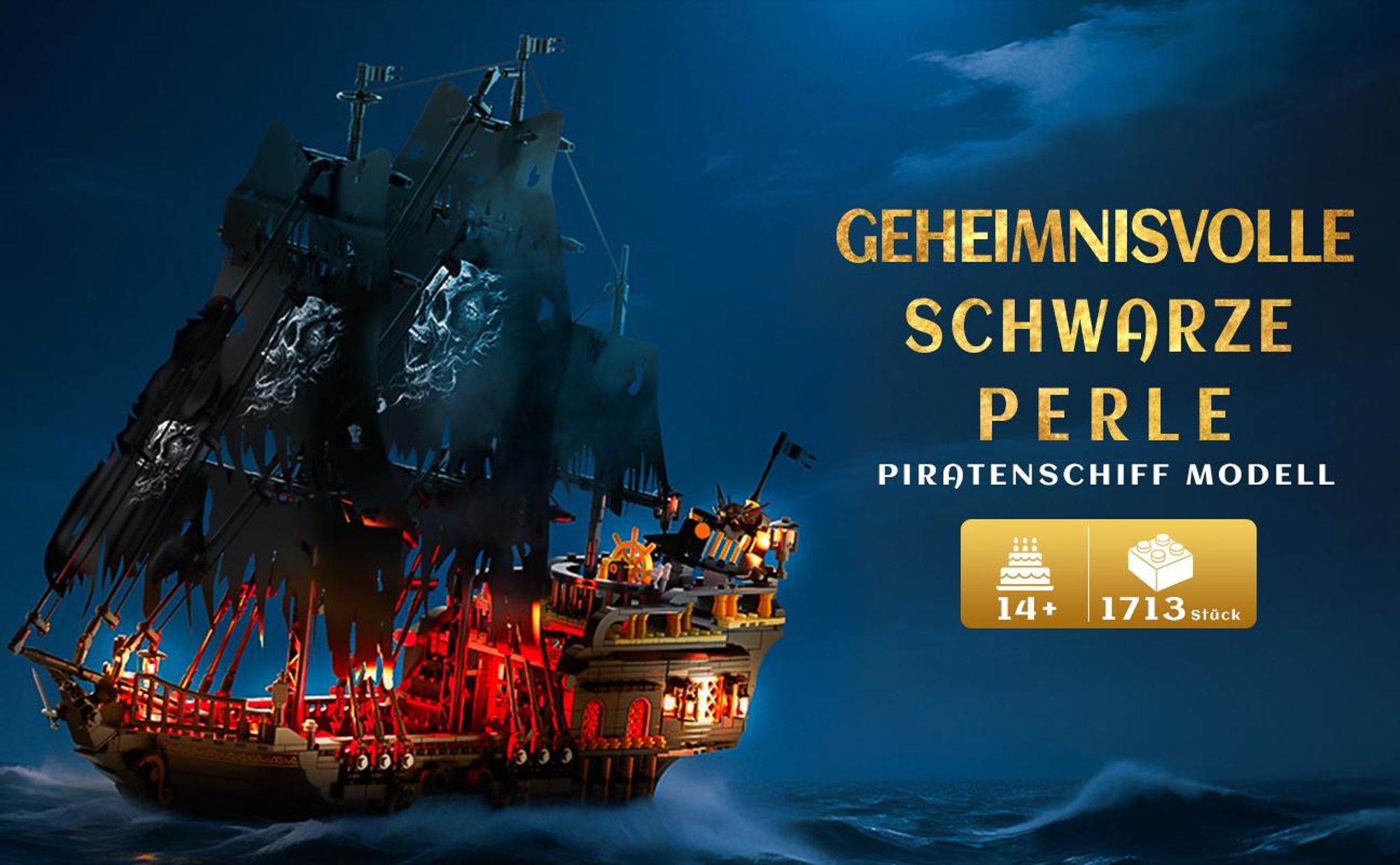 Piraten Schiff Bausteine Set