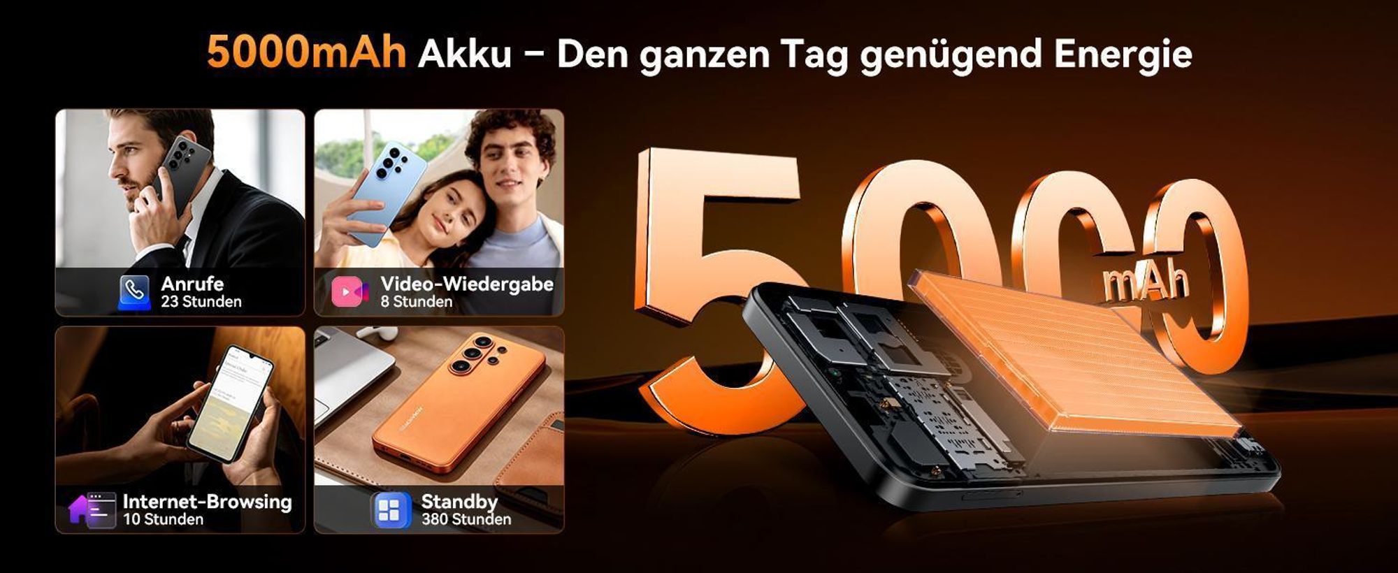 Blackview Wave 10C smartphone Ohne Vertrag, Android 16, 6.88", 120Hz, 1080p, Dual SIM, Face ID, 5000 mAh, Gemini AI, DokeOS 5.0, 1080p, 4G