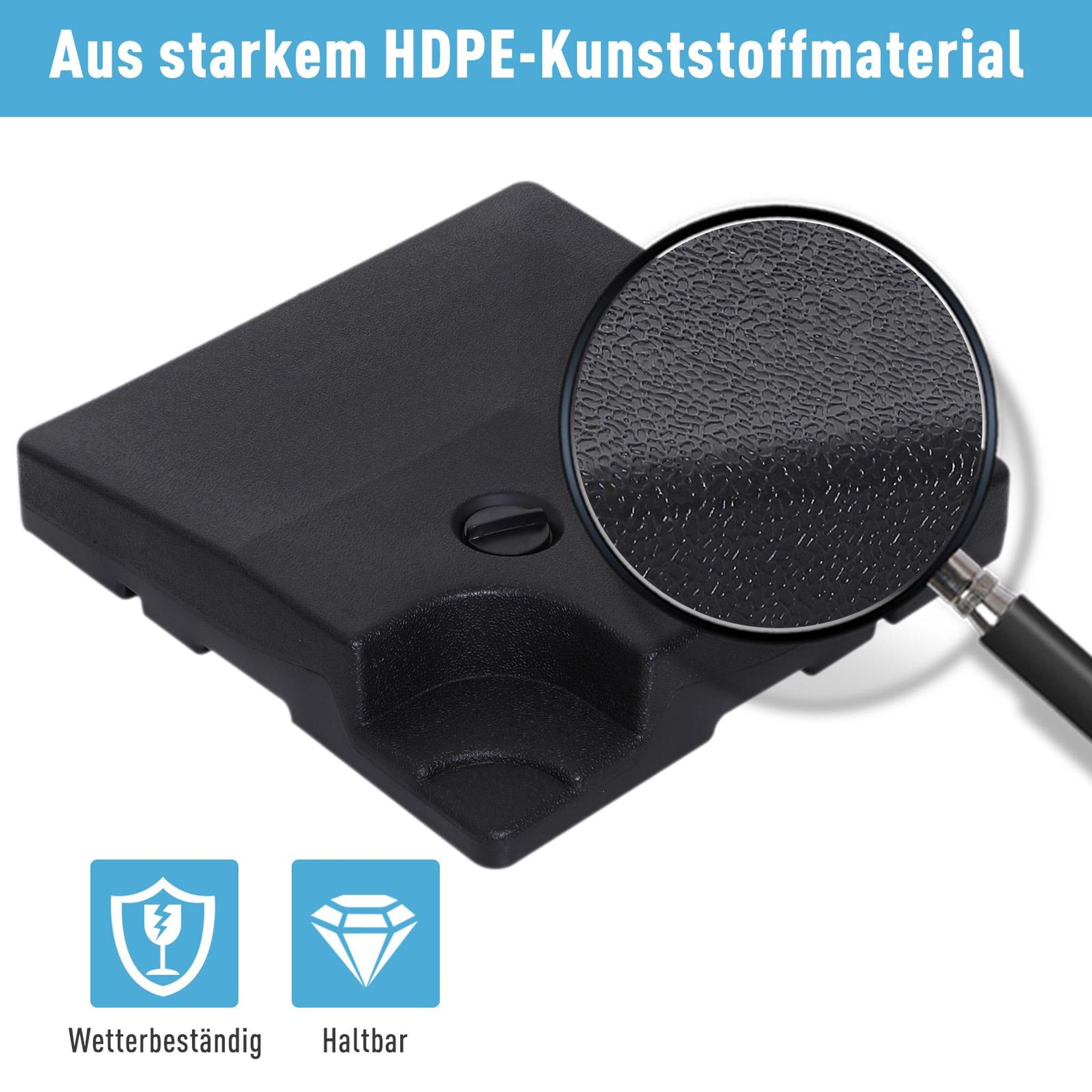 Schirmgewicht Schirmständer Platten